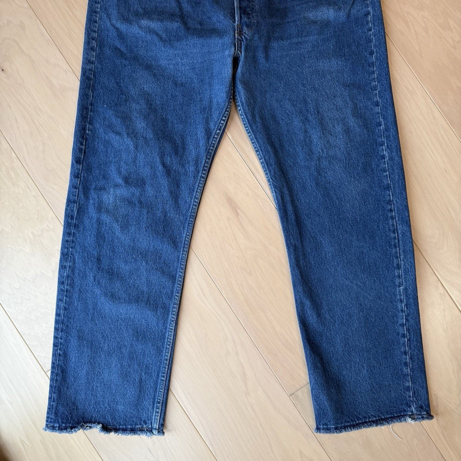 Levi's × Vintage Vintage Levis 501 Jeans 36 Blue Dark Wash Straight Denim Size US 36 / EU 52 - 4 Thumbnail