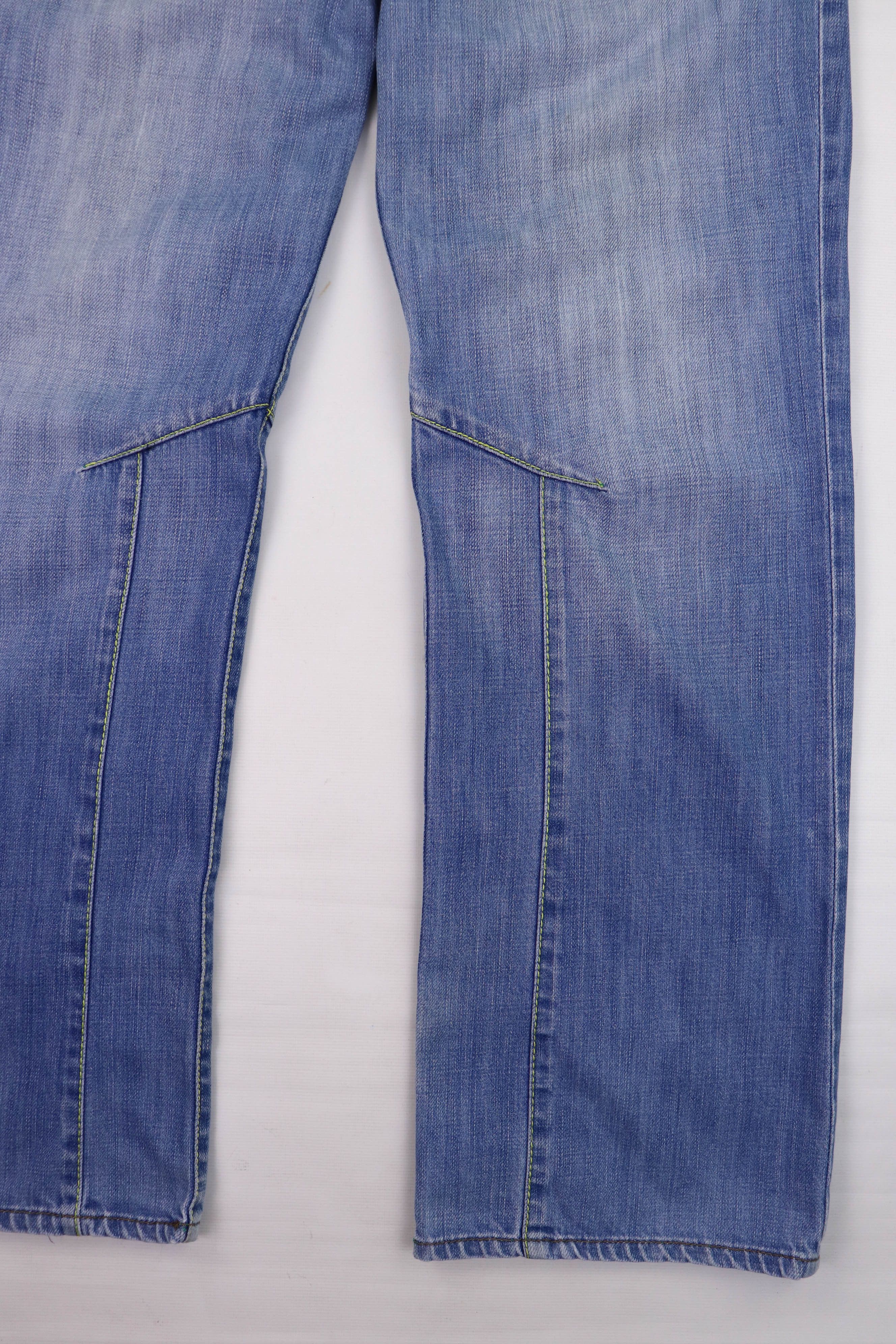 55DSL × Diesel × Vintage 55DSL Diesel Y2K Vintage Made in Hong Kong Denim Baggy Jeans Size US 32 / EU 48 - 5 Thumbnail