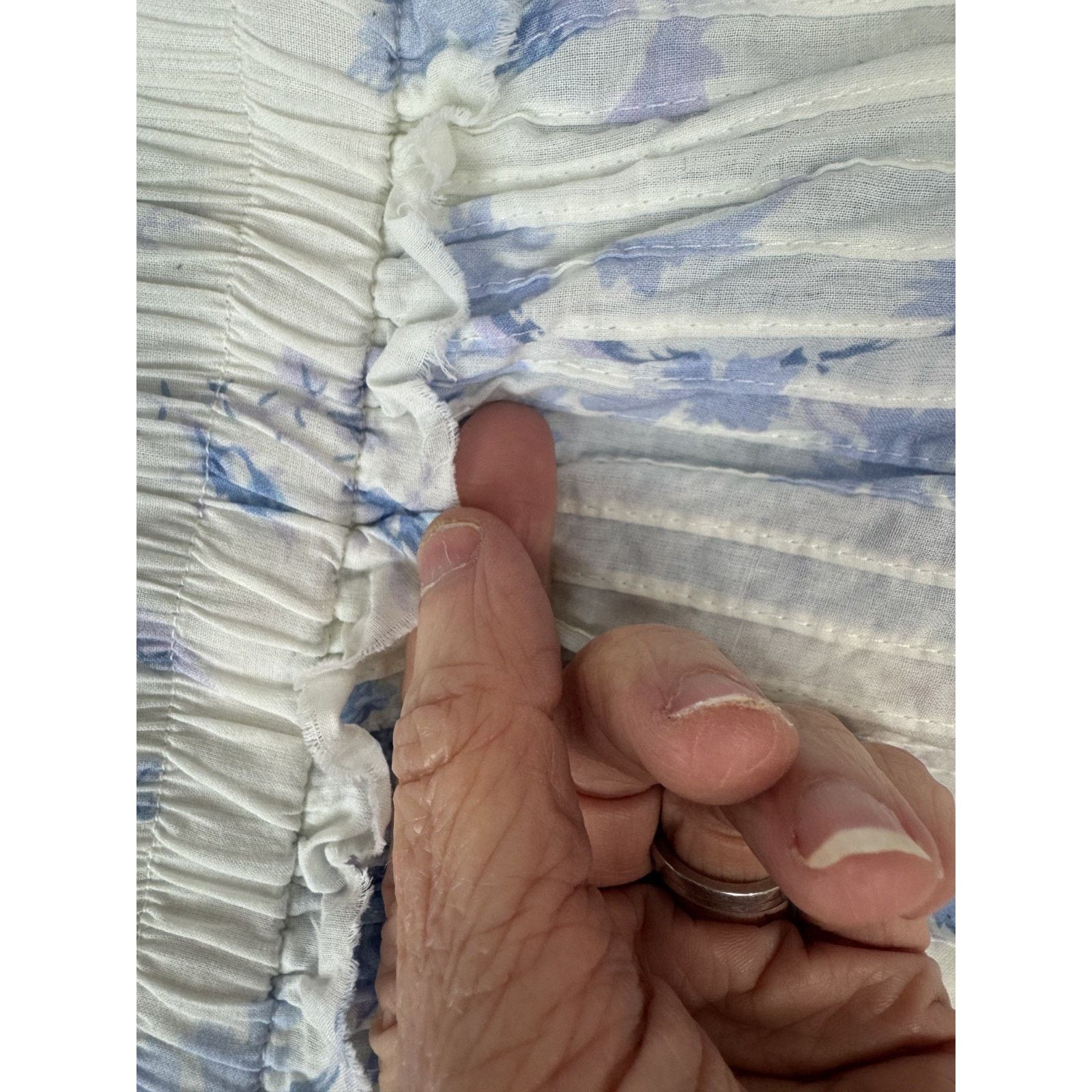 LoveShackFancy LoveShackFancy Blue & White Toile Dress Romantic Small Size S / US 4 / IT 40 - 9 Thumbnail
