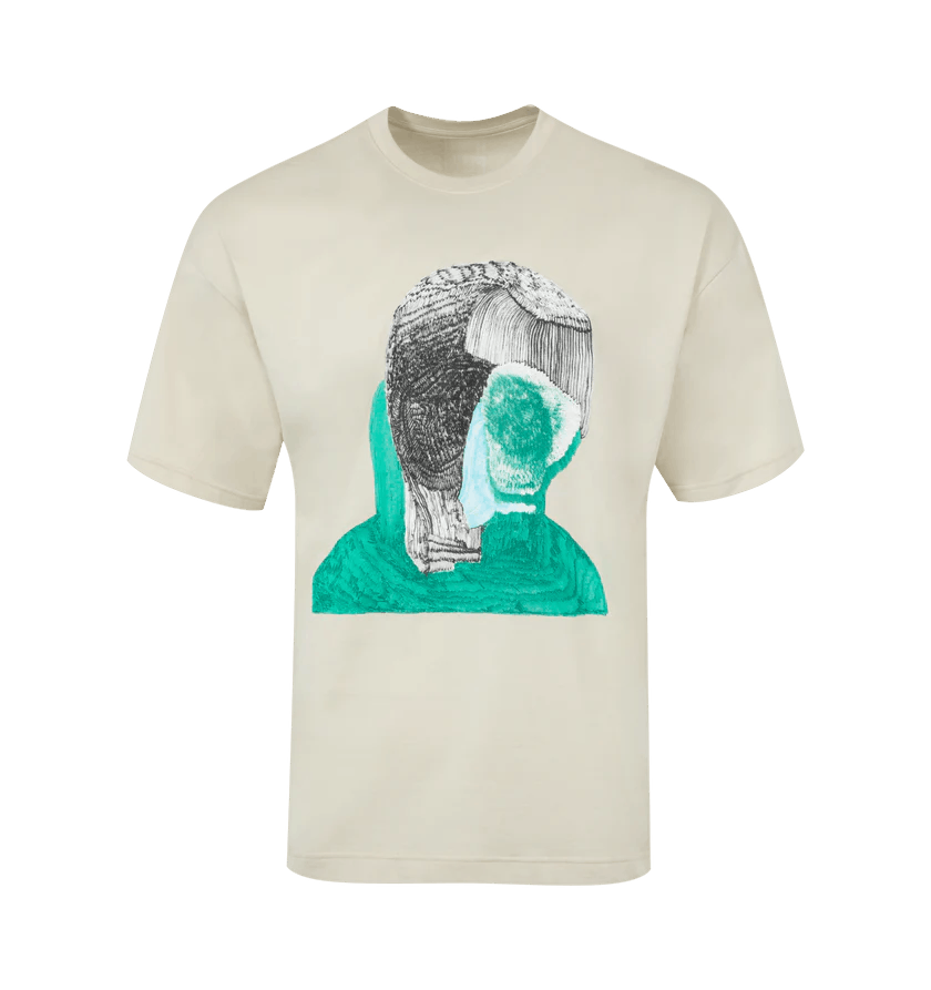 Issey Miyake o1h1sh11224 Rb T-Shirt in Black/Green Size US M / EU 48-50 / 2 - 1 Thumbnail