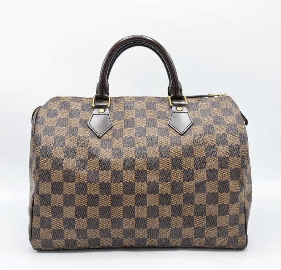 Authentic Louis Vuitton Damier Ebene Speedy 35