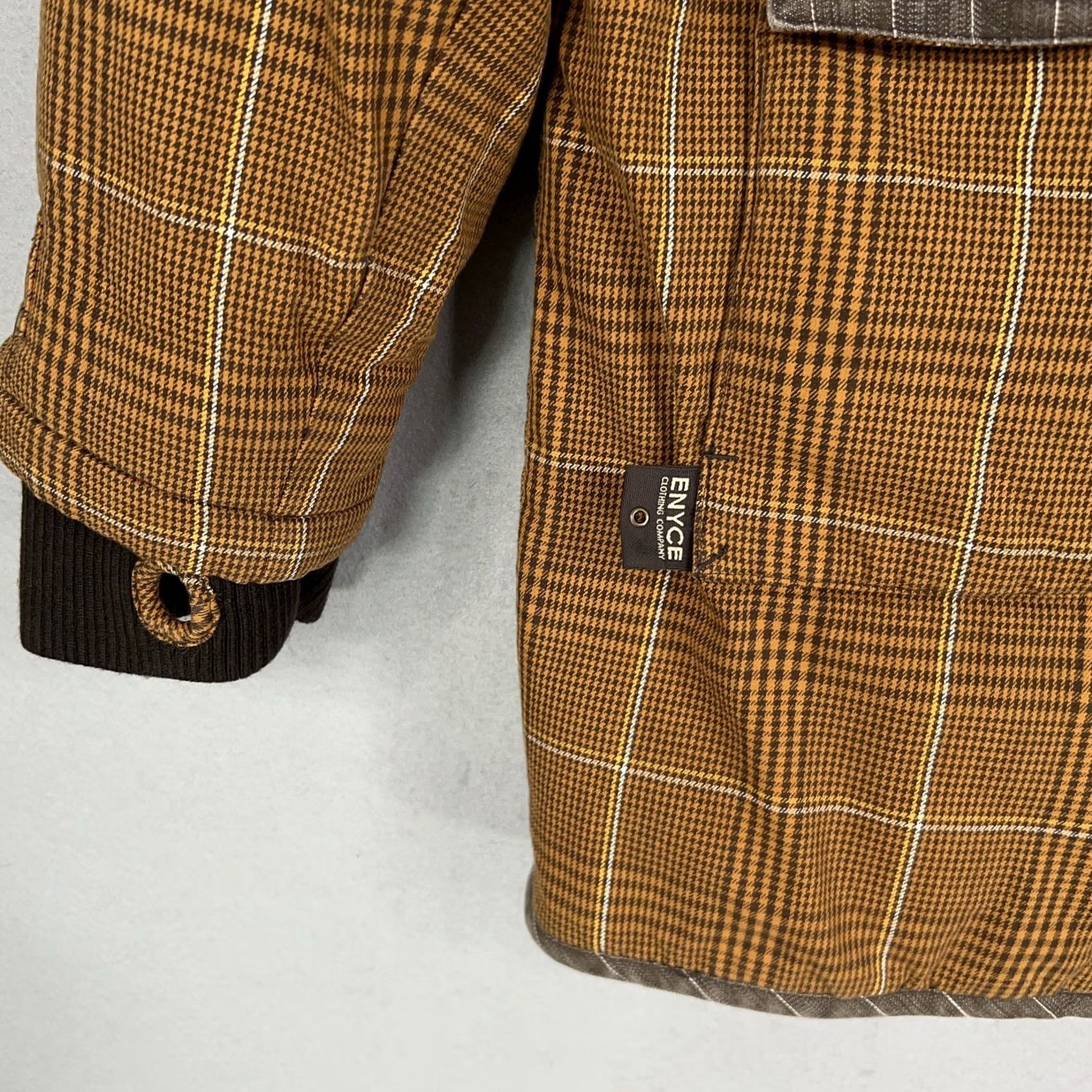Enyce Enyce Jacket Mens 2XL Brown Plaid Sherpa Lined Winter Parka Coat Hip Hop Y2K Jacket Size US XXL / EU 58 / 5 - 4 Thumbnail