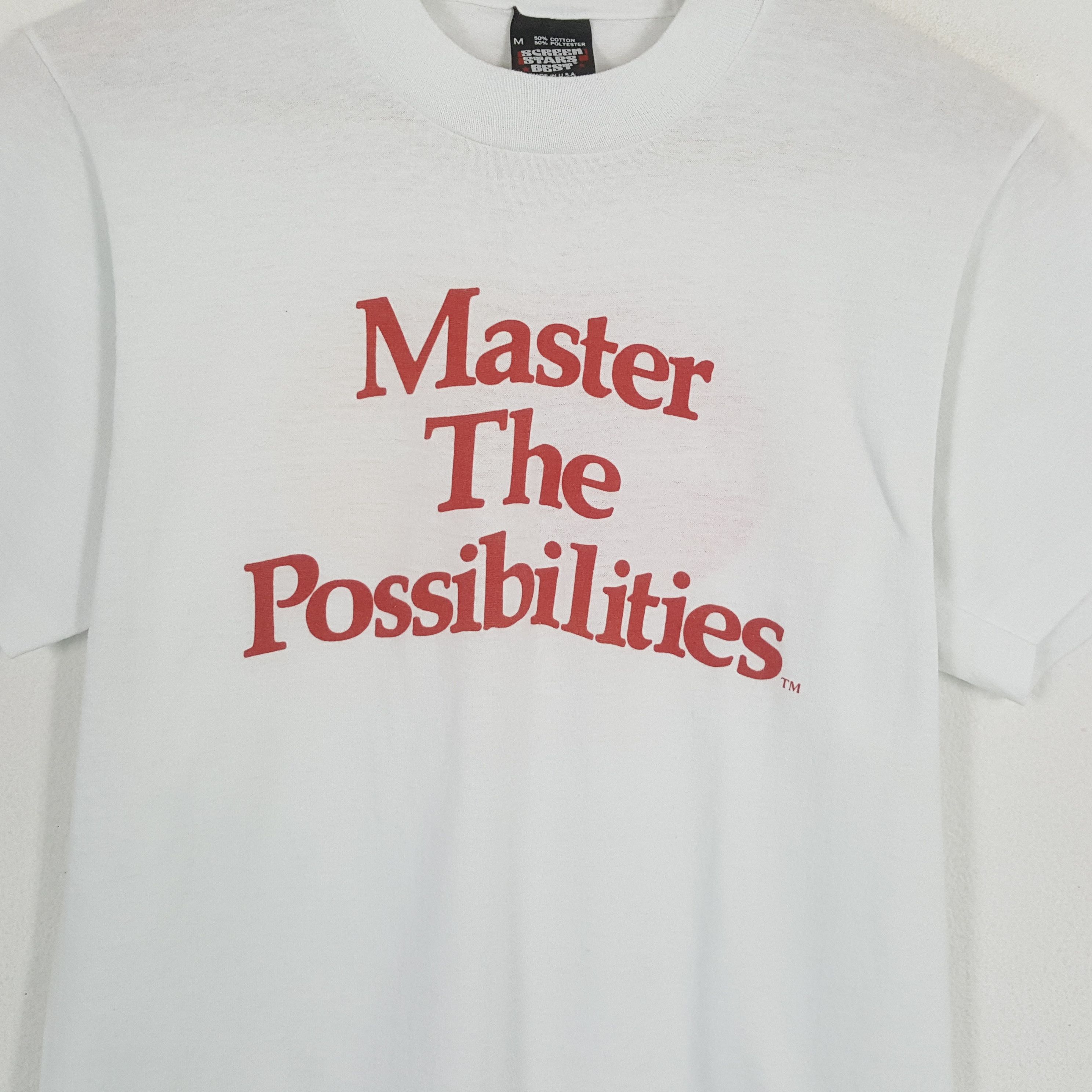 Vintage Vintage MASTER CARD Bank Service Promo T-Shirt Size US S / EU 44-46 / 1 - 4 Thumbnail