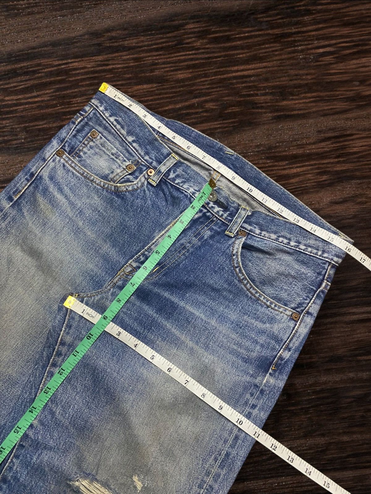 Warehouse Warehouse Mud Wash Selvedge Jeans Size US 32 / EU 48 - 15 Thumbnail