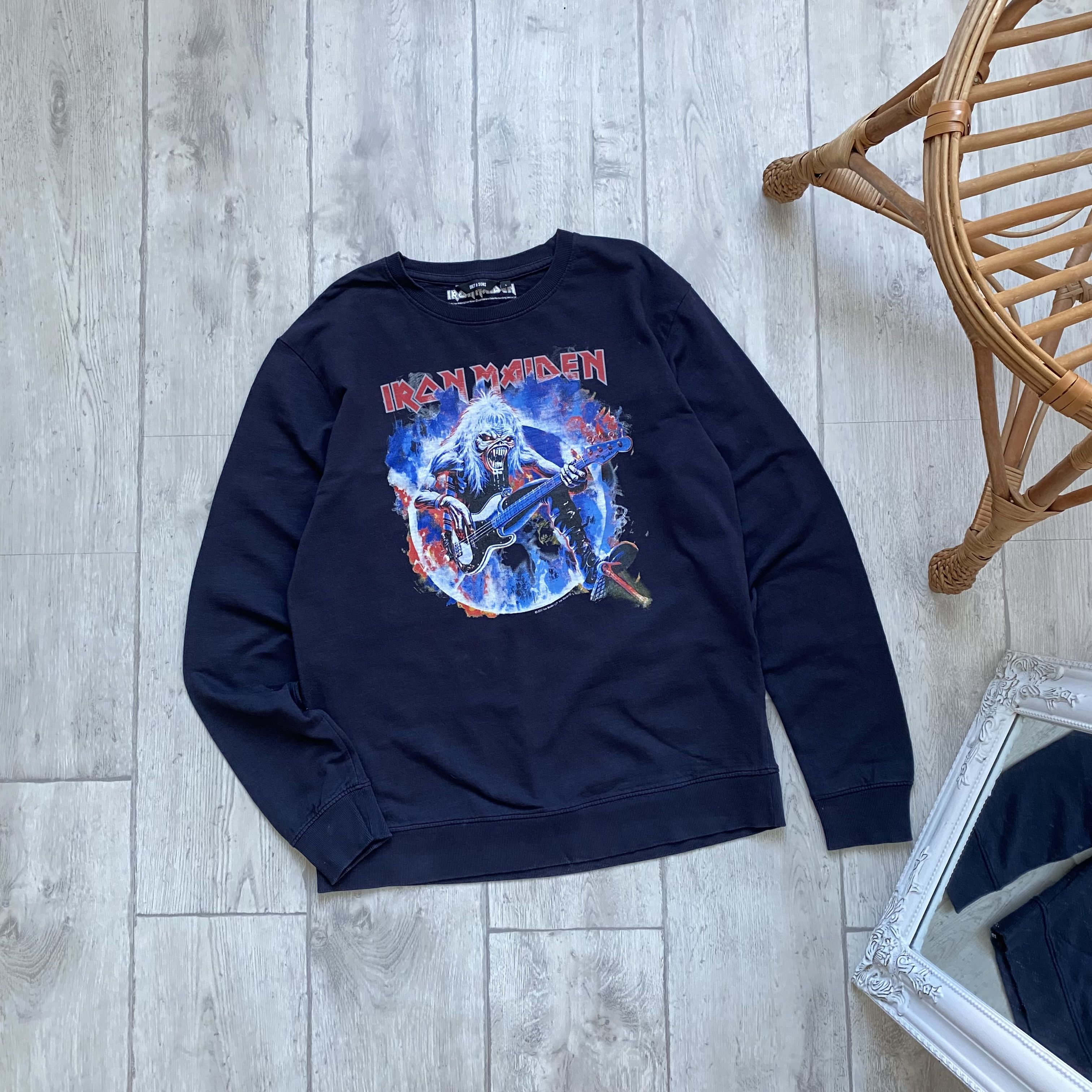 Iron Maiden Vintage Iron Maiden Band merch sweatshirt y2k Hoodie Size US L / EU 52-54 / 3 - 1 Thumbnail