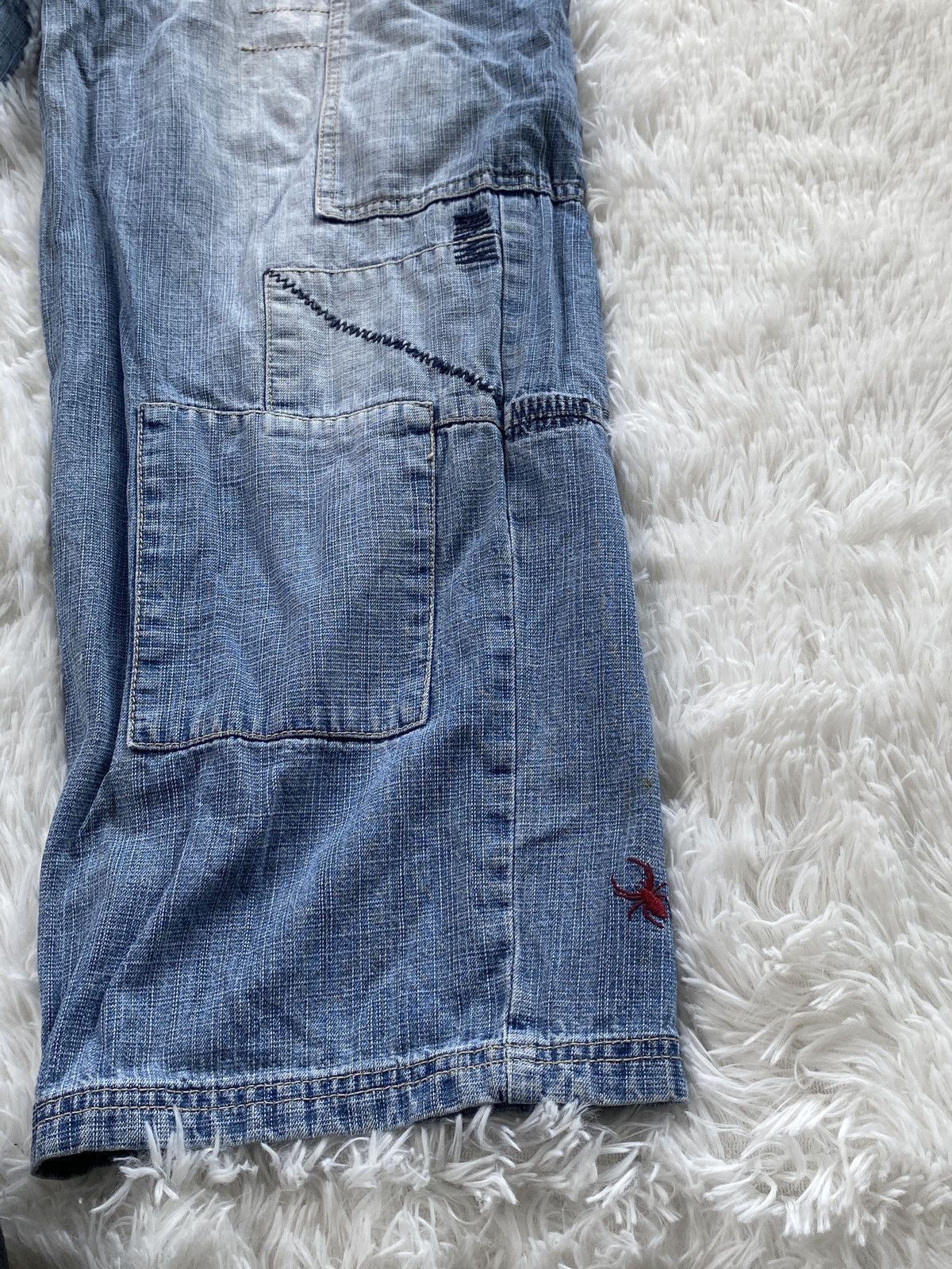 Vintage 90’s Skate Culture 🔥 Dig Deep🔥Cargo Baggy Jeans Size US 36 / EU 52 - 8 Thumbnail