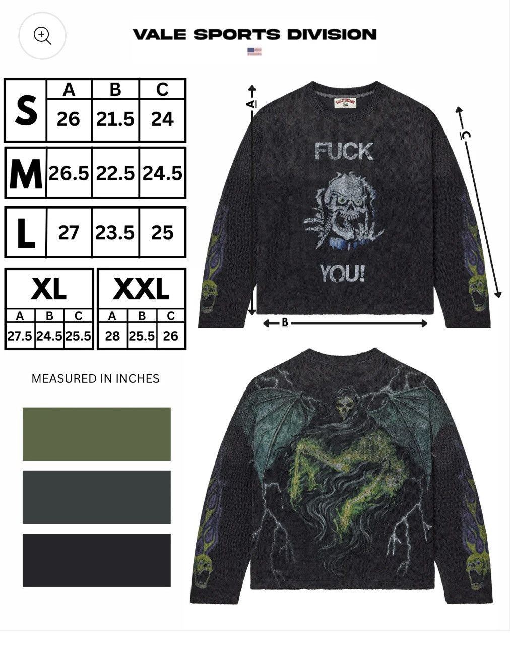 Vale Vale “F*CK YOU” Thermal Size US XXL / EU 58 / 5 - 4 Thumbnail
