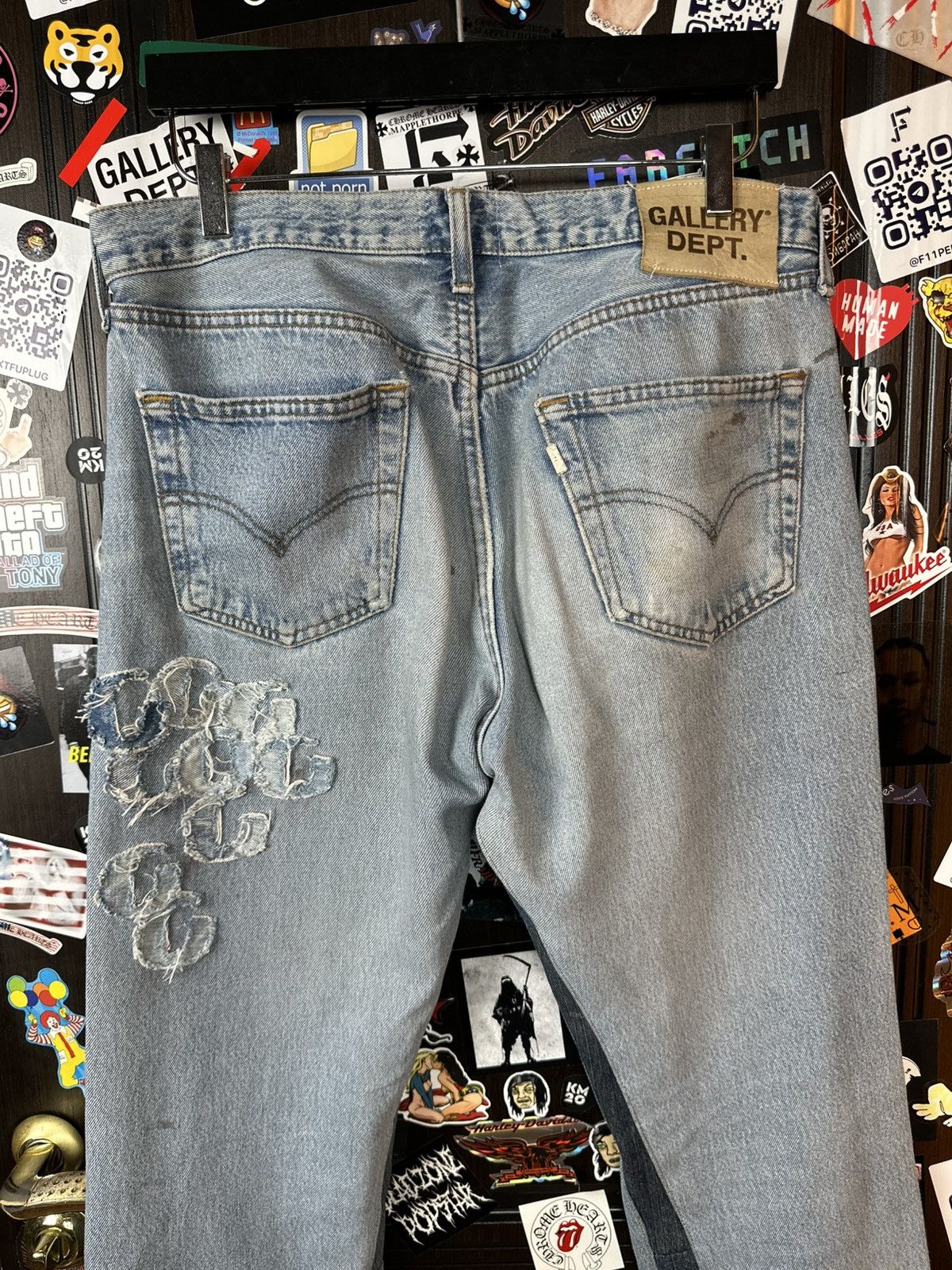 Gallery Dept. 2021 Gallery Dept 1/1 14 Patches Jeans Size US 33 - 4 Thumbnail
