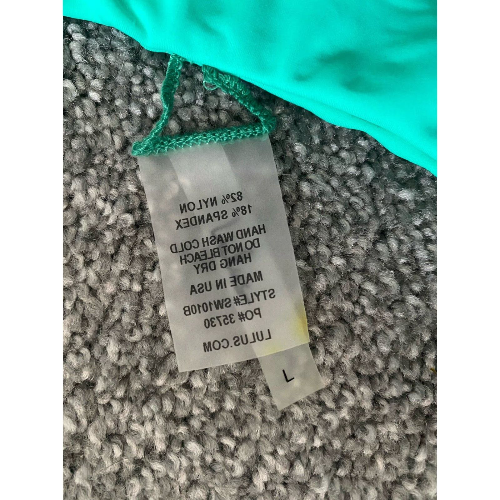 Lulus NWT New Lulus Bathing Suit Women’s Green Size M Top / Size L Bottoms Size M / US 6-8 / IT 42-44 - 5 Thumbnail
