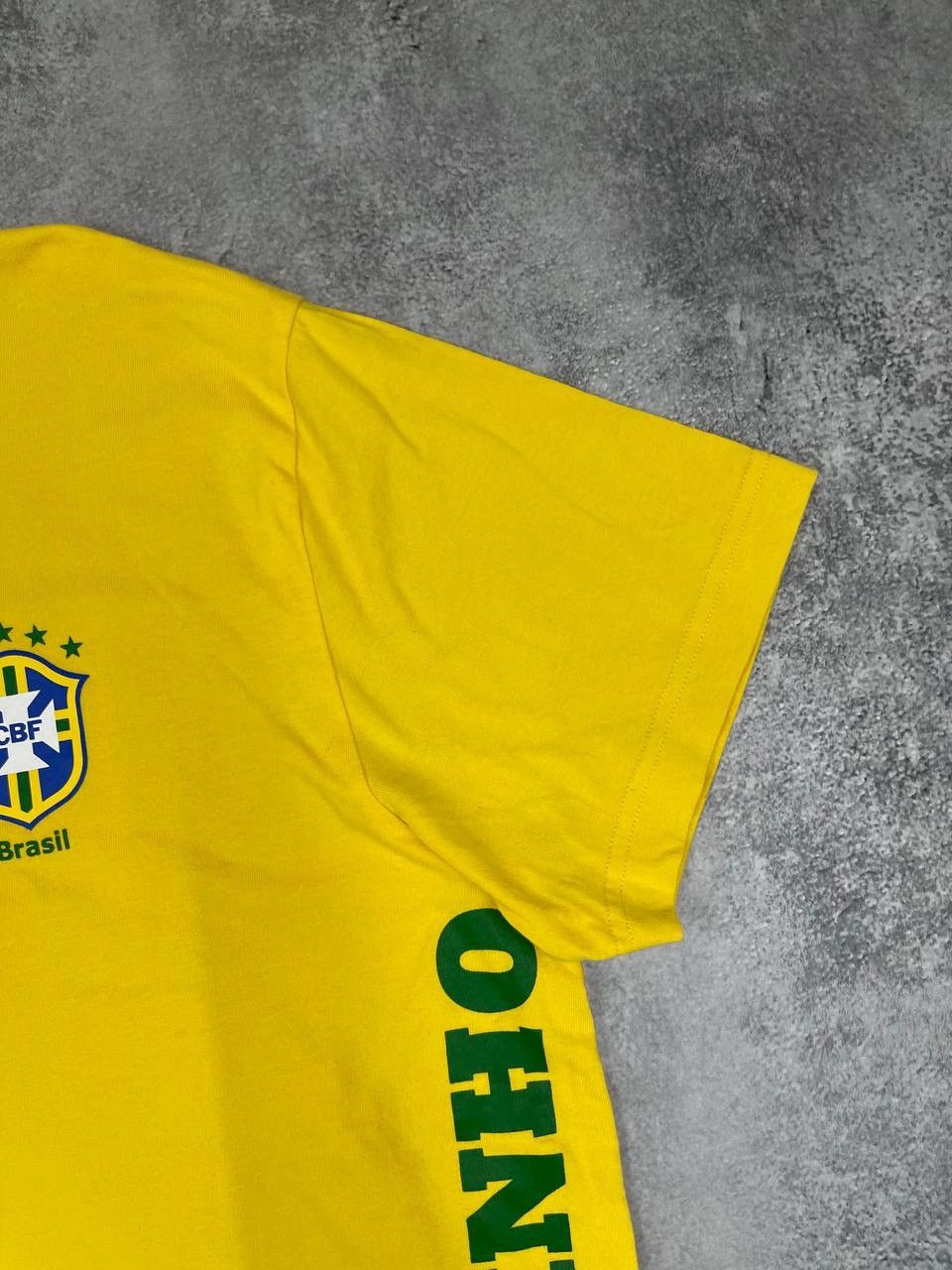 Nike Ronaldo #10 Nike Brazil Football T-Shirt Yellow Size XL Size US XL / EU 56 / 4 - 3 Thumbnail