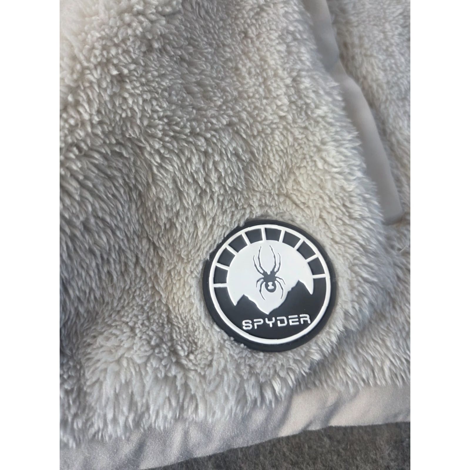 Spyder Womens Spyder Fleece Pullover Jacket Zip 1/4 Size M White Long Sleeve Outdoor Ski Sports Logo Pockets Regular Size M / US 6-8 / IT 42-44 - 3 Thumbnail