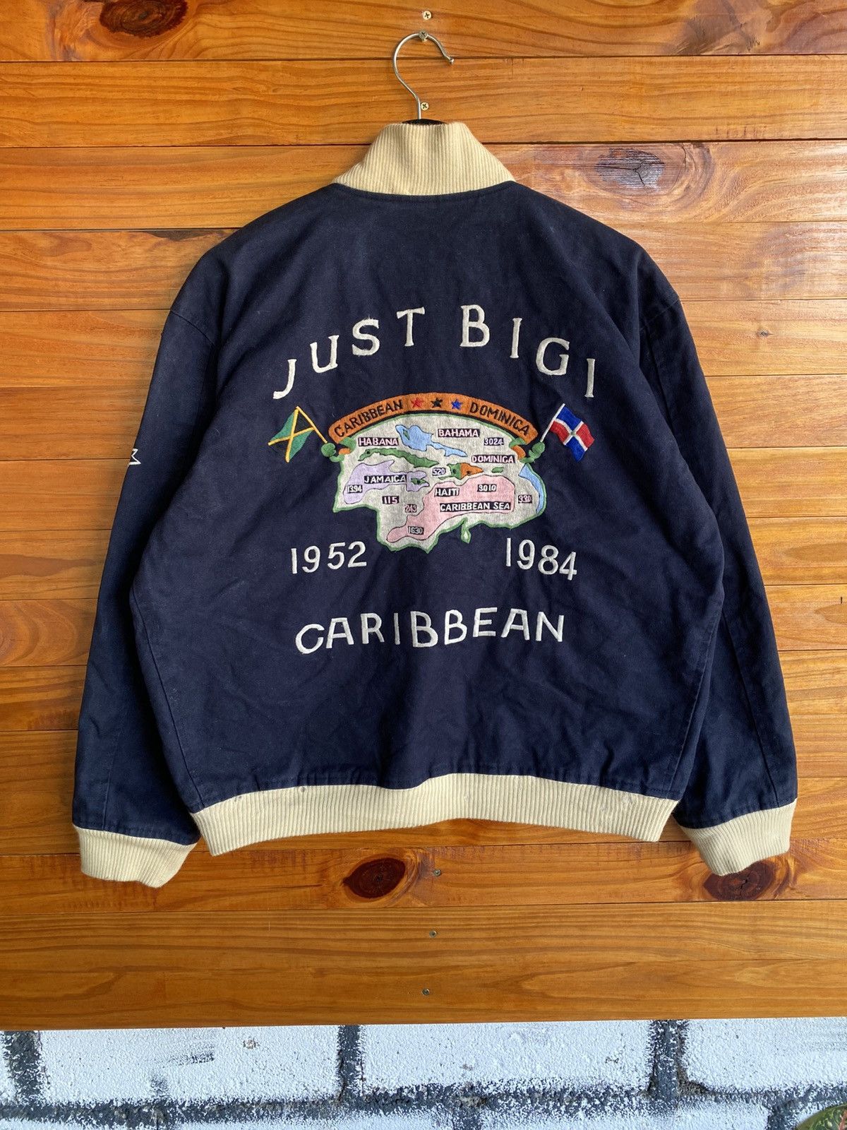 BIGI Vintage Just Bigi Caribbean Reversible Bomber Jacket Size US L / EU 52-54 / 3 - 11 Thumbnail