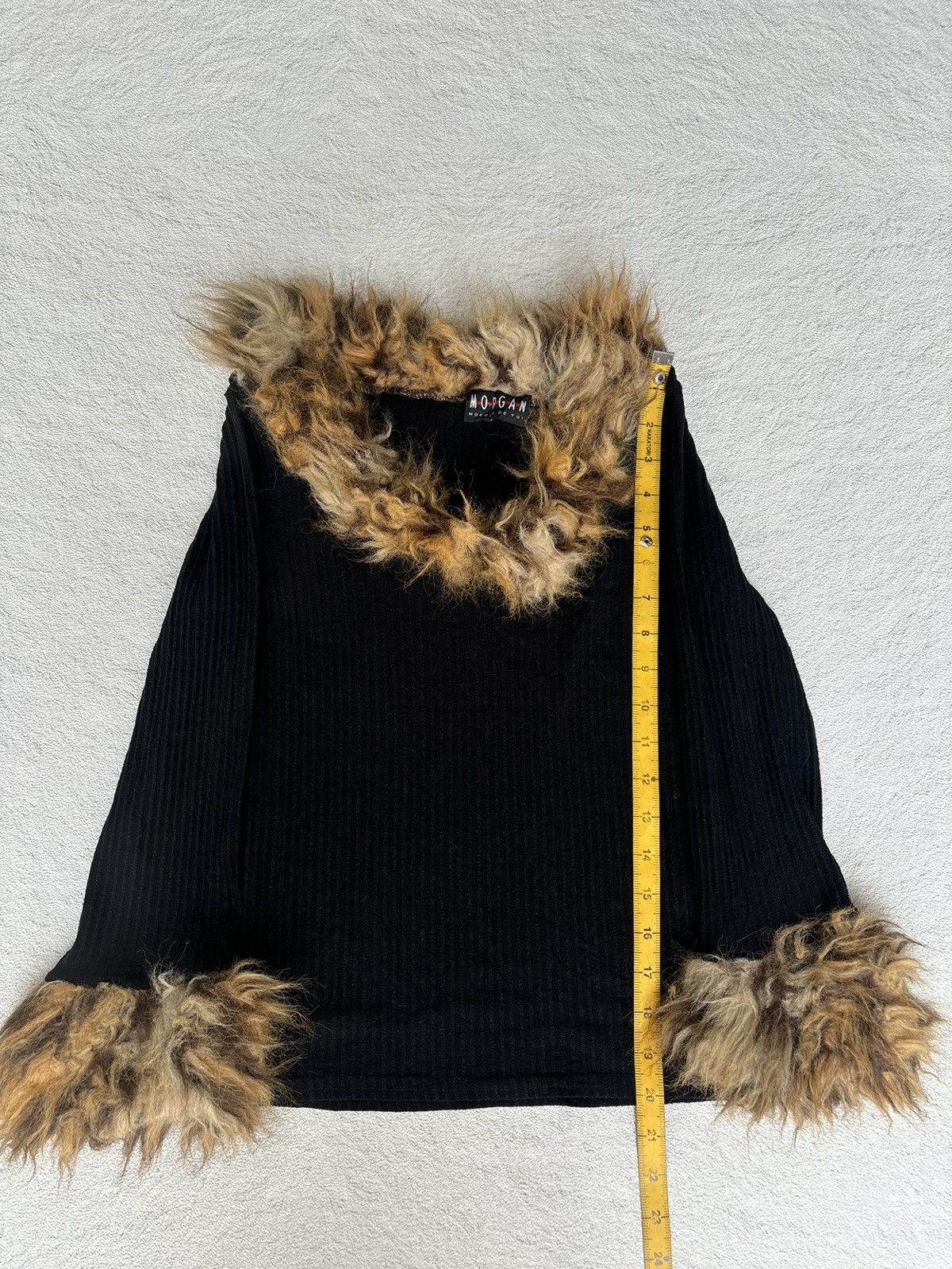 Hysteric Glamour Y2k Morgan De Toi ifsixwasnine fur style longsleeve Size S / US 4 / IT 40 - 10 Thumbnail