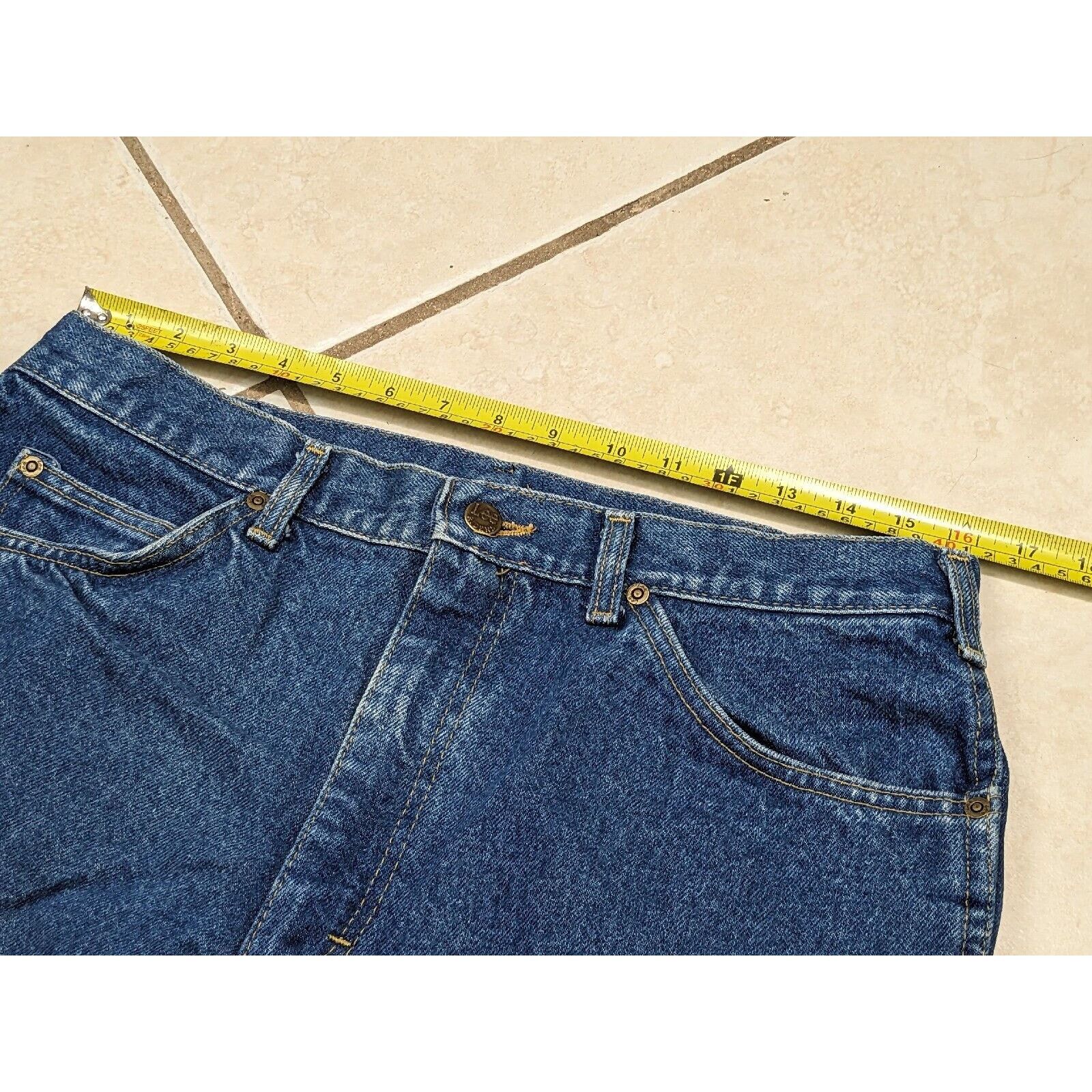 Lee Vtg Lee Riders Jeans Made in USA Blue Straight Leg Size 36 Size US 36 / EU 52 - 6 Thumbnail