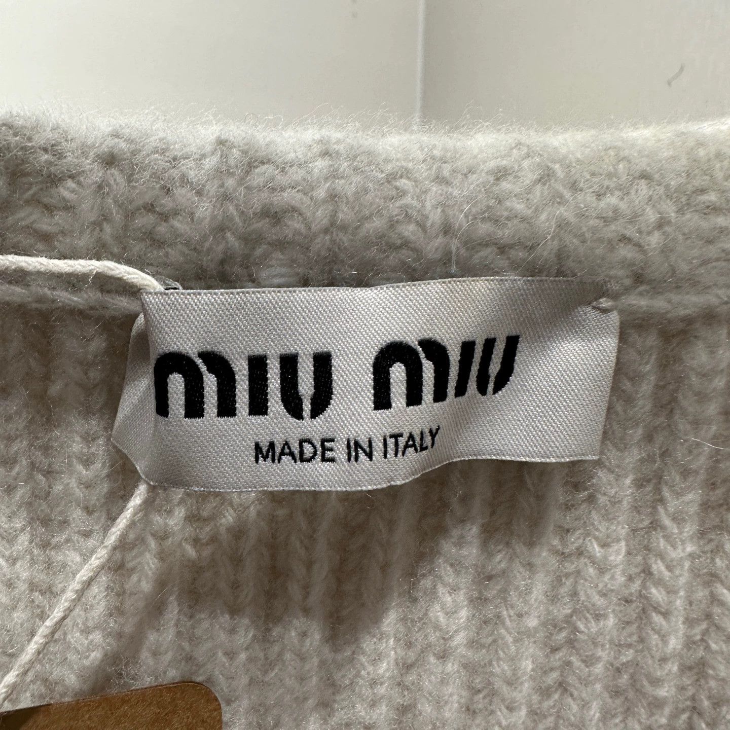 Miu Miu MIU MIU navy collar logo letter zipper jacket 36 wool Size XS / US 0-2 / IT 36-38 - 3 Thumbnail