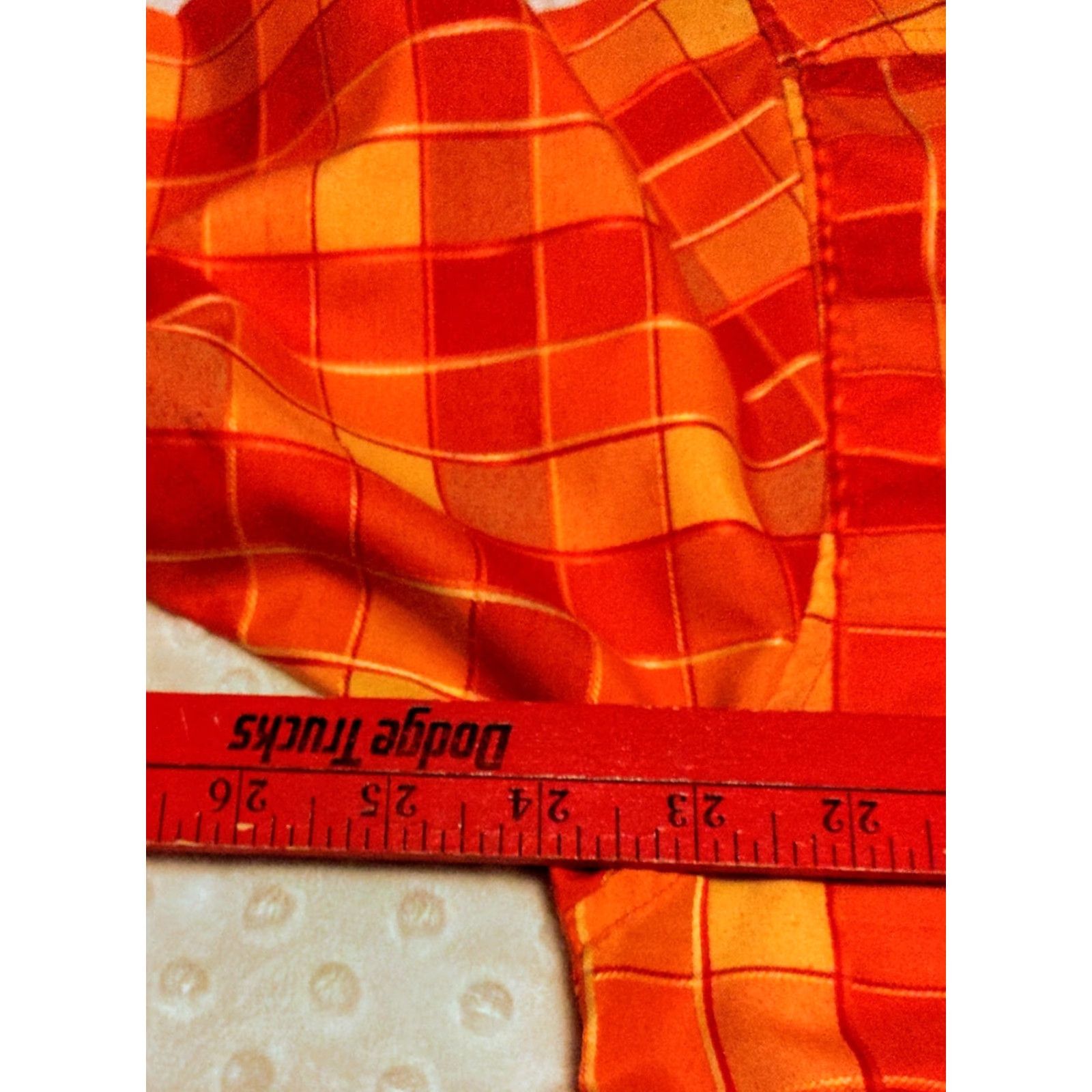 Ecko Unltd. Ecko Unltd Mens Button-Up Shirt Orange Plaid Short Sleeve Pocket Size US L / EU 52-54 / 3 - 7 Thumbnail
