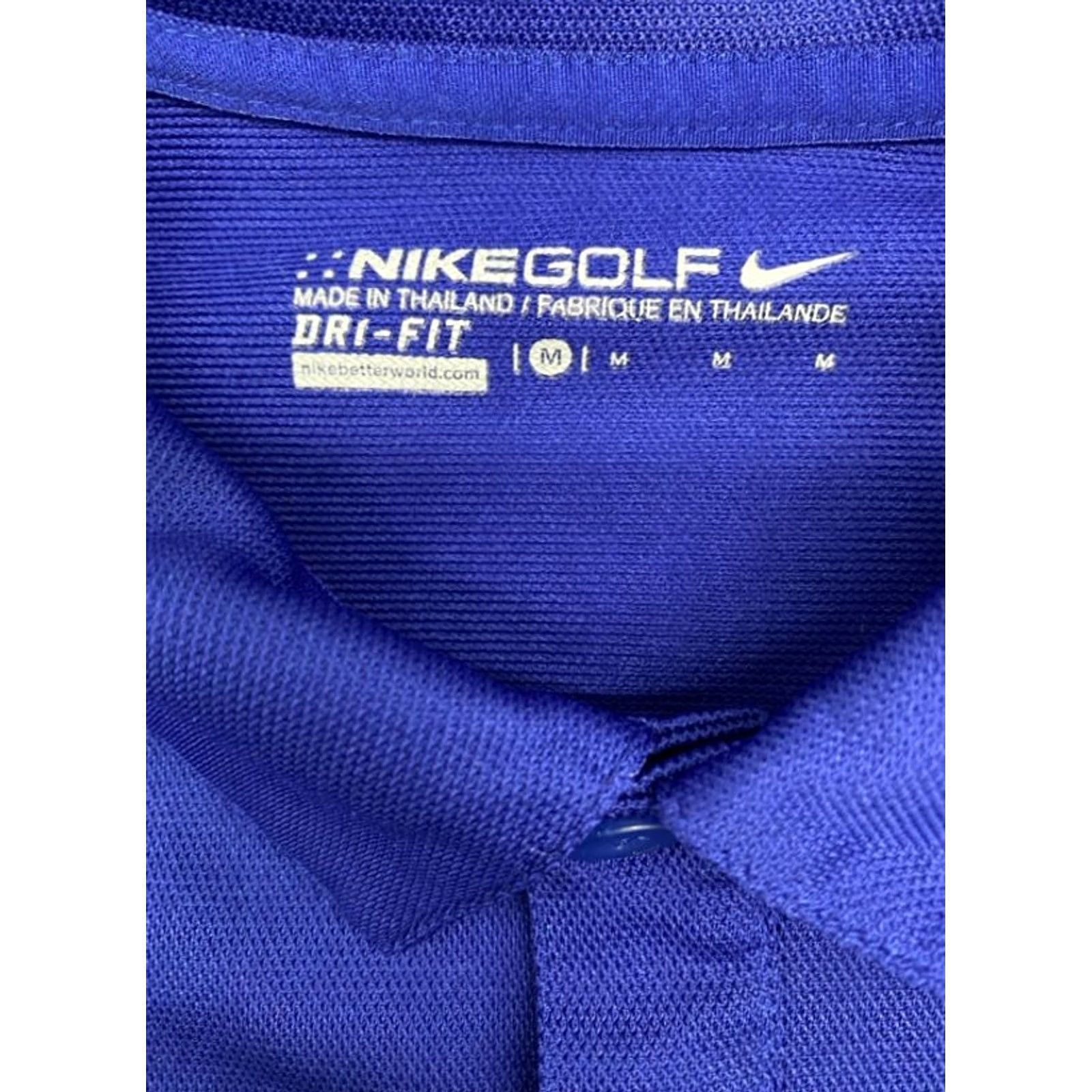 Nike Nike Golf Polo Shirt M Nike Dri-Fit Blue 746099-455 Polo Men Short Sleeve Collared Logo 90s? Size US M / EU 48-50 / 2 - 3 Thumbnail