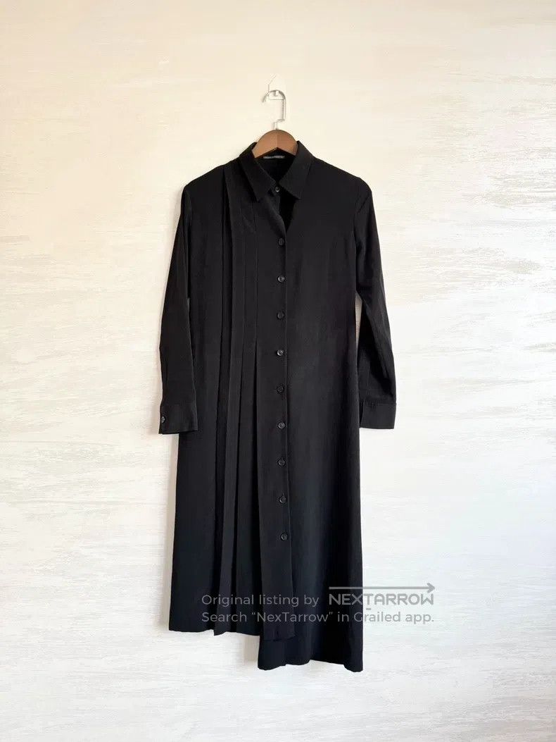Yohji Yamamoto Yohji Yamamoto Noirdaw asymmetric pleated long shirt Size US S / EU 44-46 / 1 - 1 Thumbnail