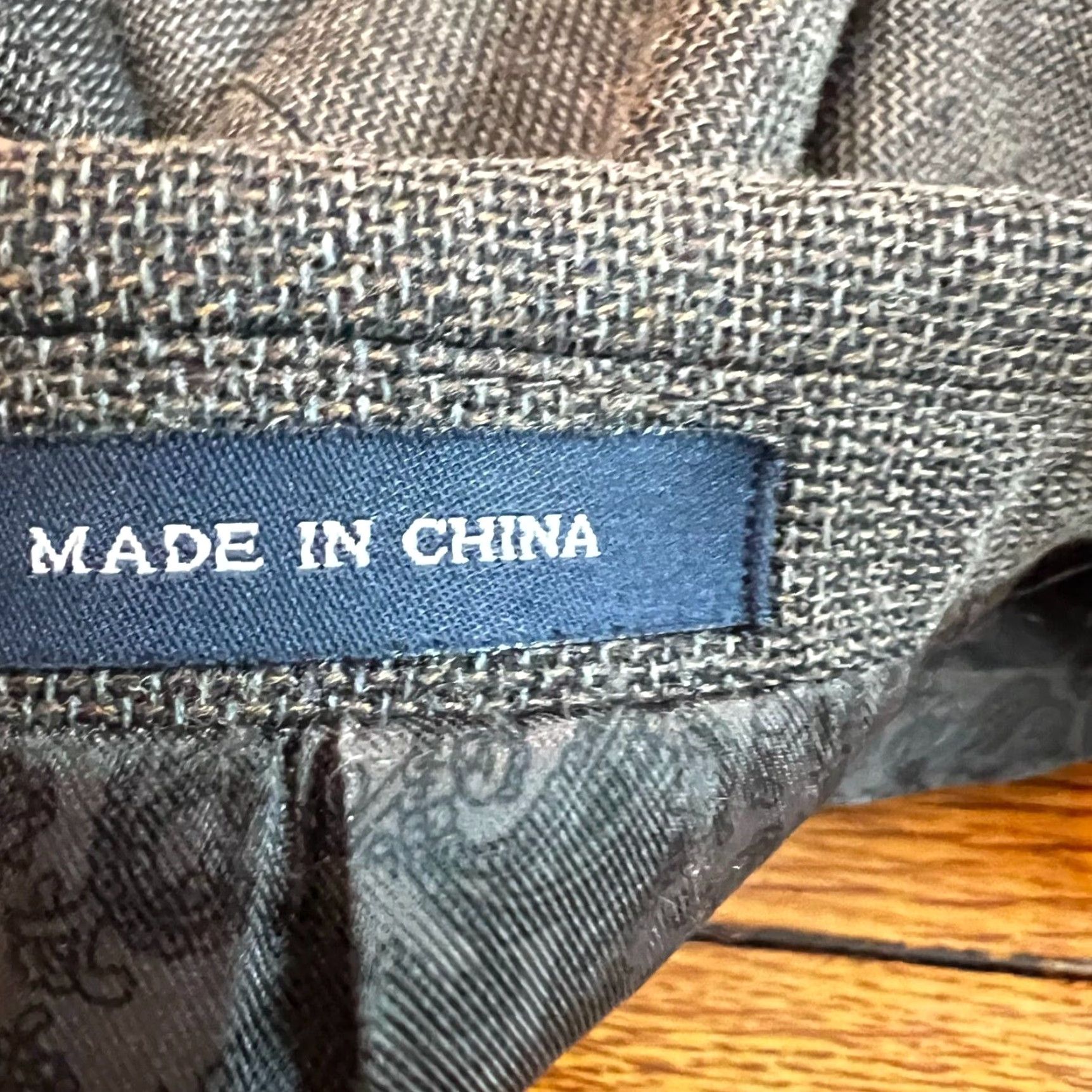 Ralph Lauren Vintage Ralph Lauren Wool Sport Coat Jacket Gray Houndstooth Check Blazer Men's L Size 42R - 5 Thumbnail