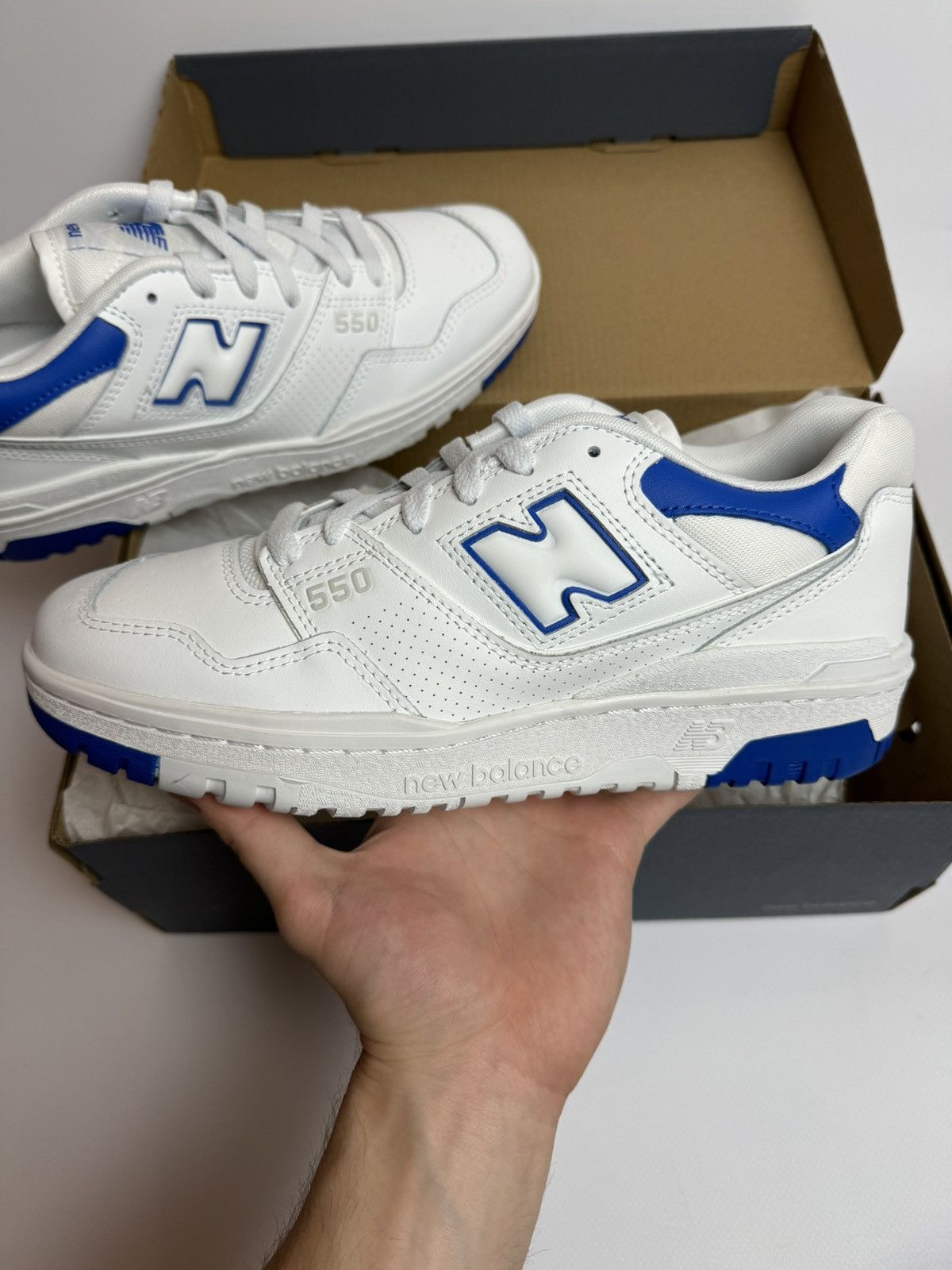 New Balance Brand New Original New Balance 550 BB550SWC Size US 8 / EU 41 - 1 Thumbnail