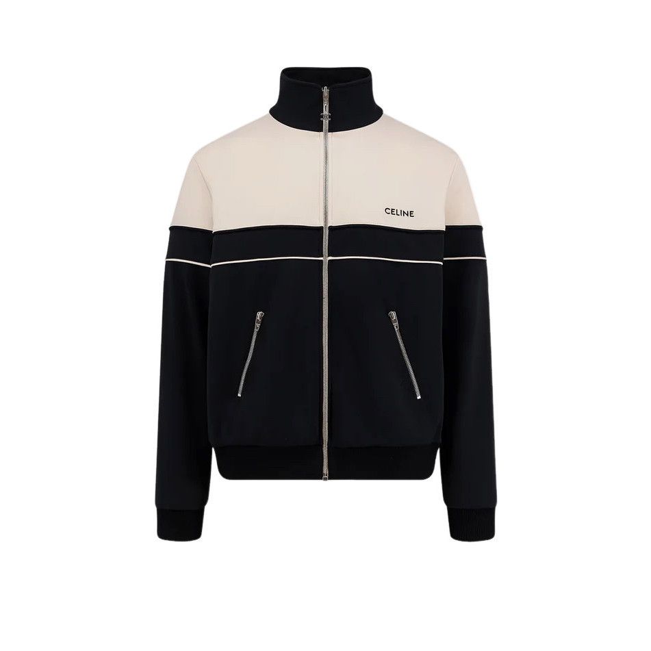 Celine CELINE Black/White Track Jacket New & Authentic (Men's size: Size US L / EU 52-54 / 3 - 1 Thumbnail