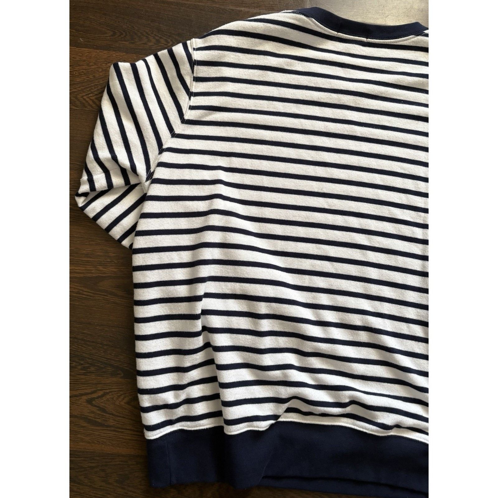 Polo Ralph Lauren Vintage RPL Wte Navy Stripe Cotton Crew Neck Pullover SZ XL Size US XL / EU 56 / 4 - 9 Thumbnail