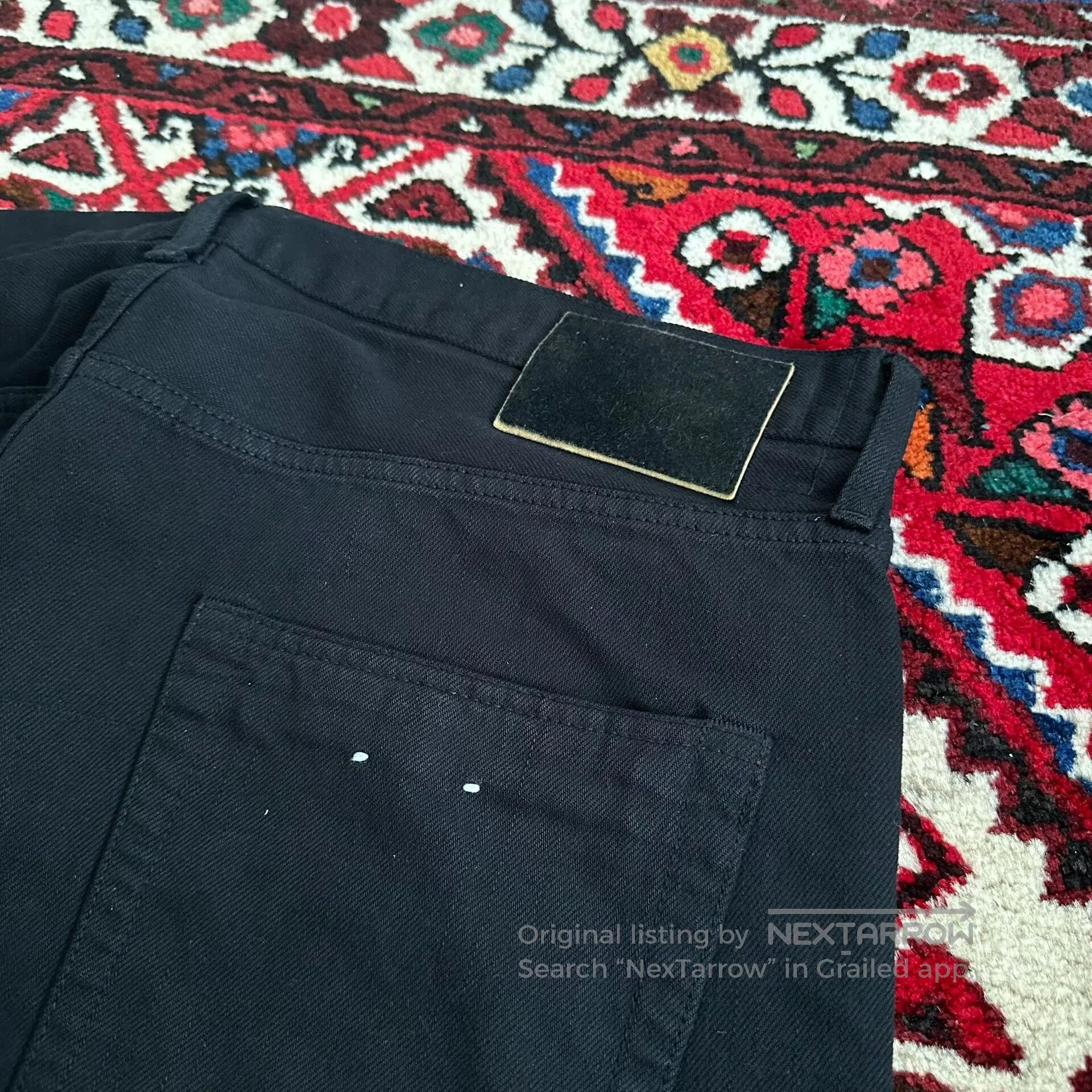 Visvim black overdyed denim pants by visvim. Size US 34 / EU 50 - 5 Thumbnail