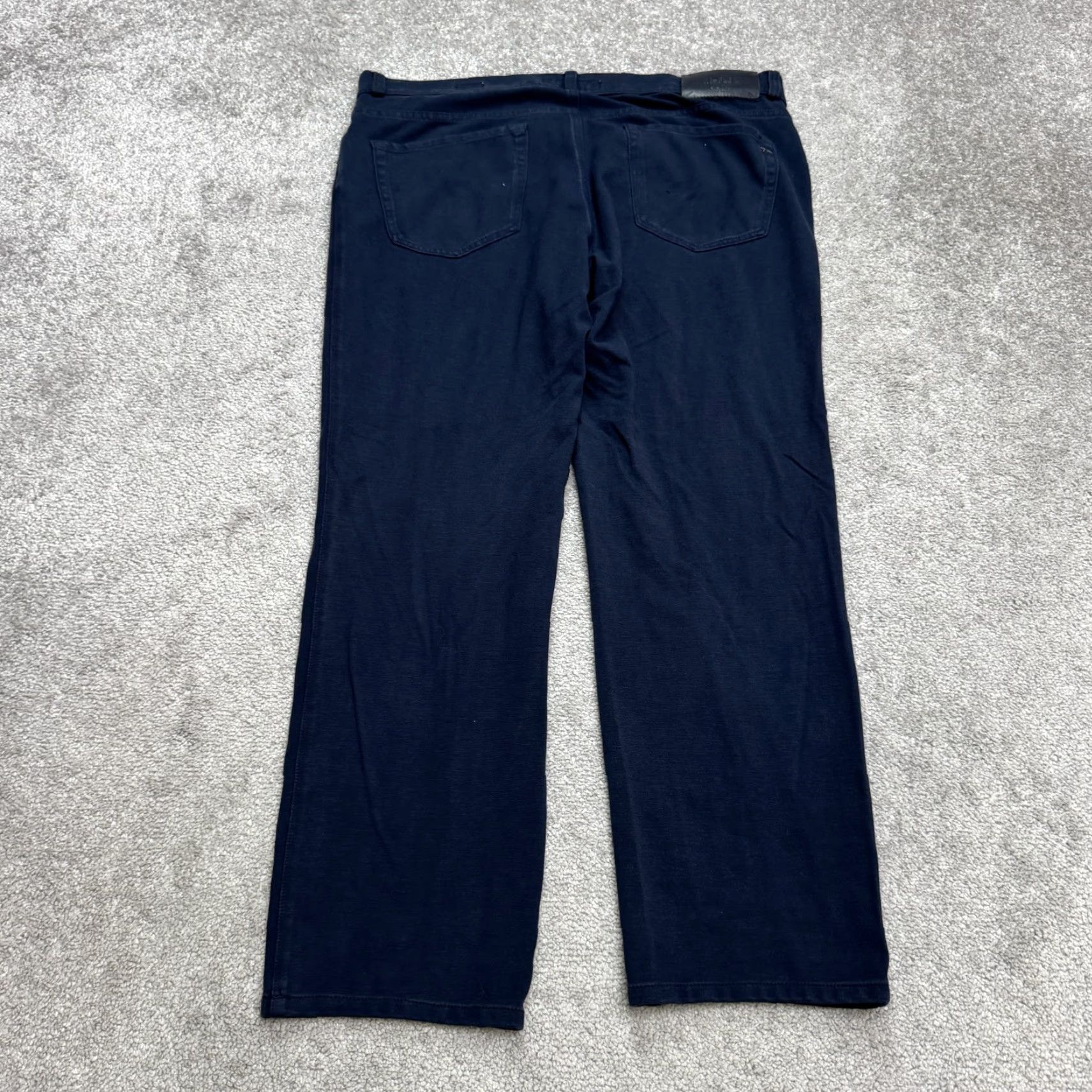 BRAX Brax Hi-Flex Chuck Soft Chino Pants Mens 36x34 Navy Blue Straight Leg Stretch Regular 5-Pocket Design Mens Size US 36 / EU 52 - 4 Thumbnail