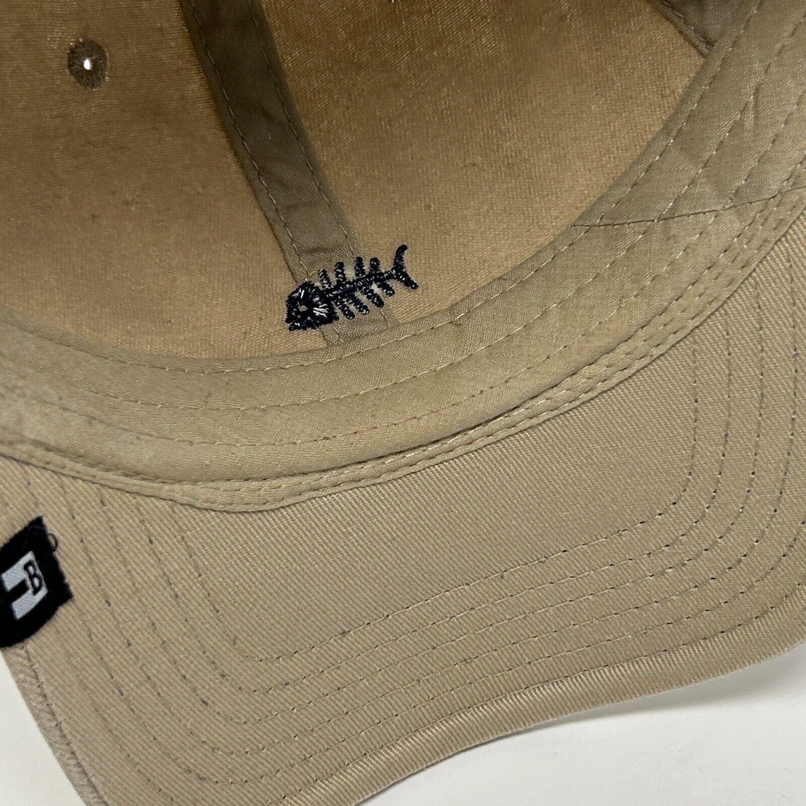 Other Fishbone Dad Hat Baseball Cap Fish Block Headwear 6 Panel Size ONE SIZE - 5 Thumbnail