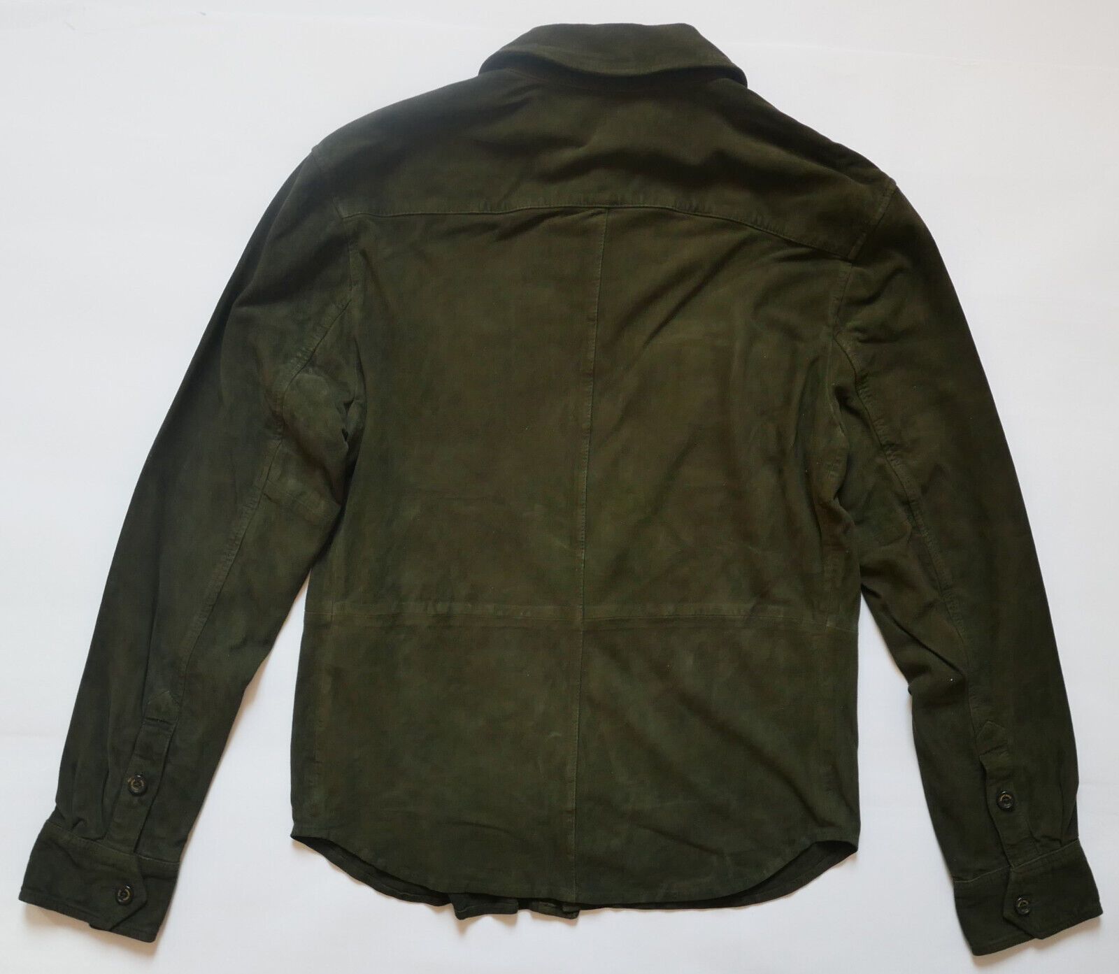 Polo Ralph Lauren Polo Ralph Lauren Shirt Jacket Green Suede Leather NWT S Size US S / EU 44-46 / 1 - 2 Thumbnail
