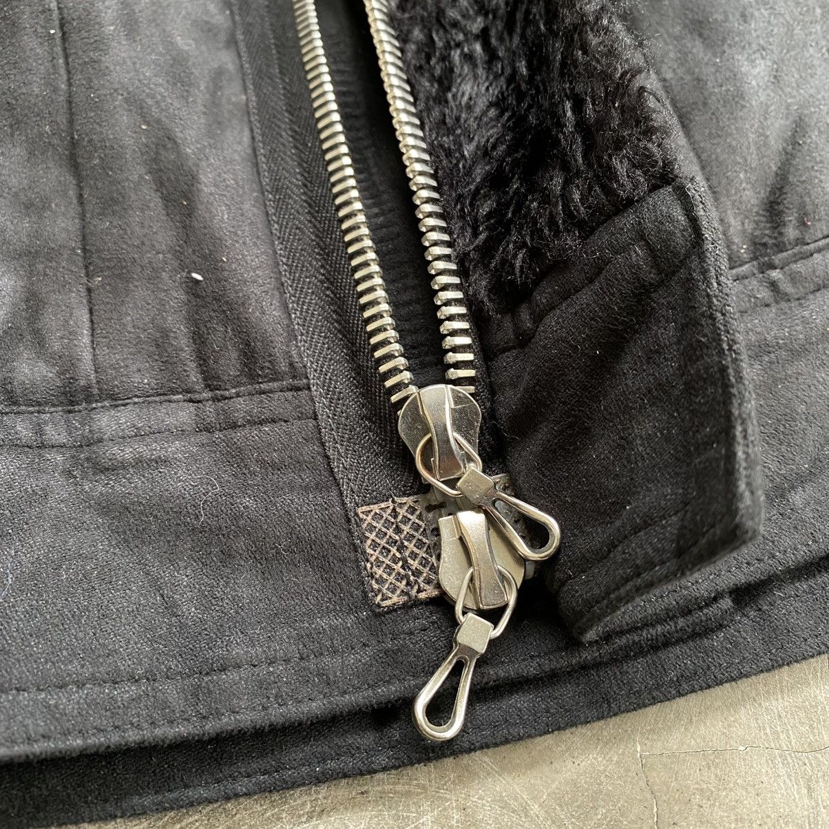 If Six Was Nine 2000s Paranoid Vkei Style Trim Fur Riri Zipper Jacket Size US S / EU 44-46 / 1 - 6 Thumbnail