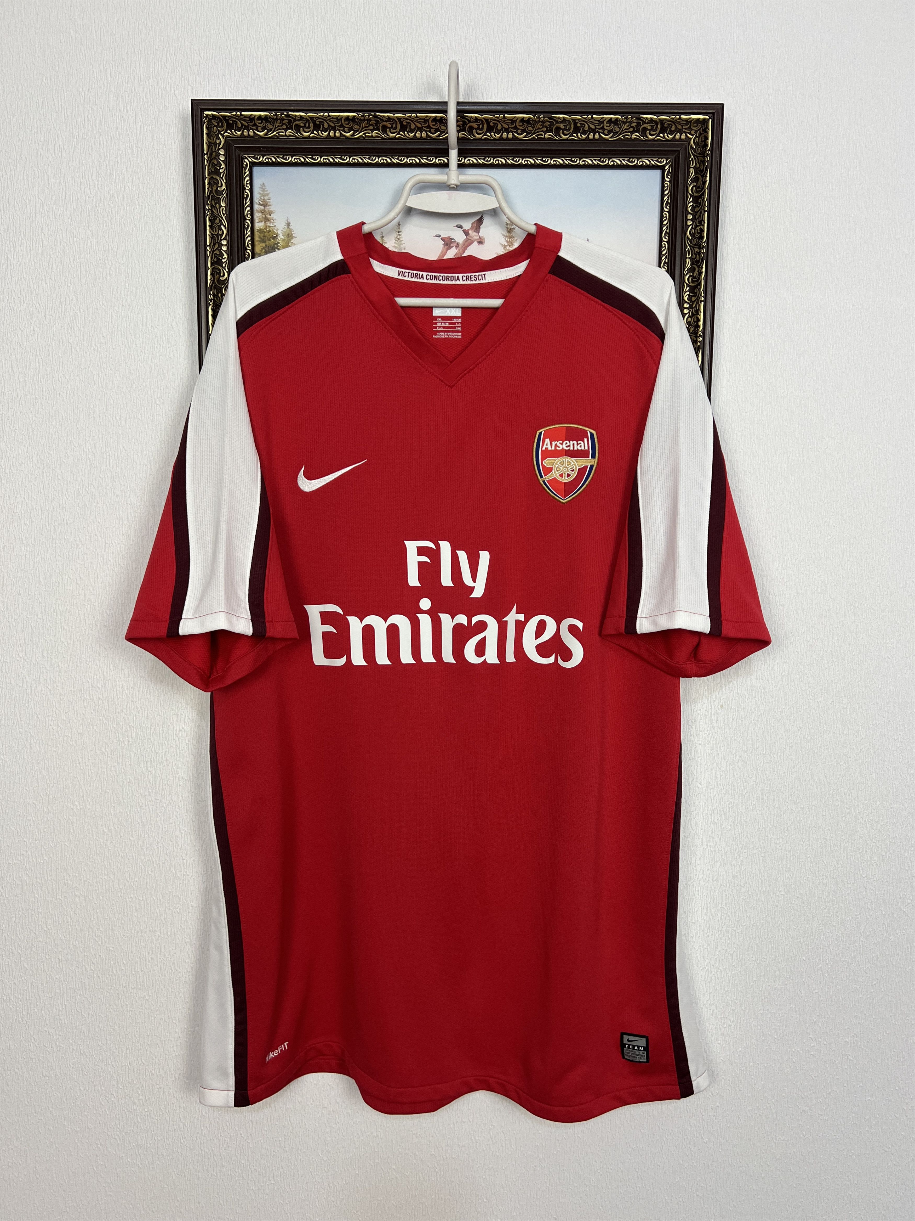 Nike Arsenal Home football shirt Soccer Jersey Trikot Gunners Size US XXL / EU 58 / 5 - 1 Thumbnail