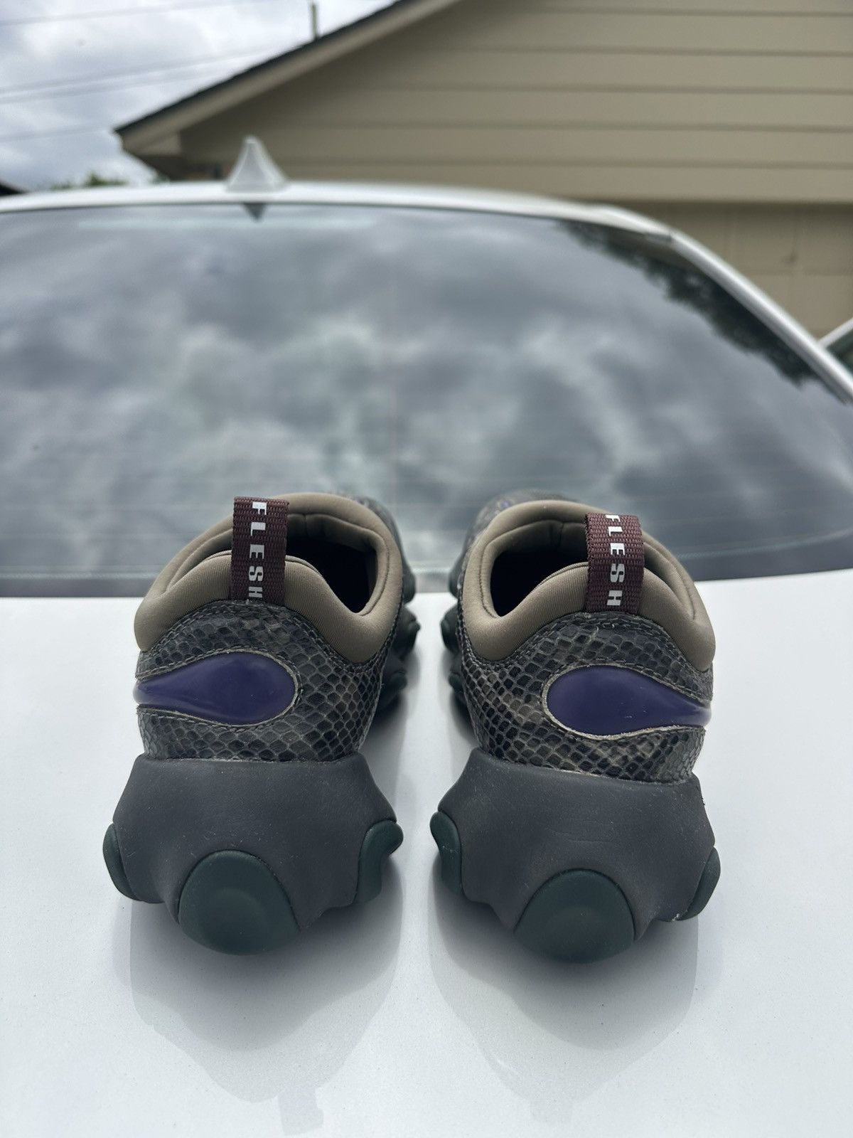 Brain Dead × Oakley Brain Dead Oakley Factory Team Flesh Slip On in Snakeskin Size US 8.5 / EU 41-42 - 2 Thumbnail
