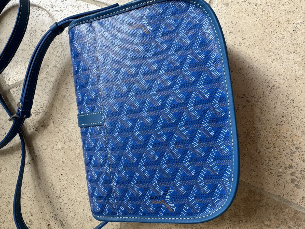 Goyard Authentic - GOYARD BELVEDERE II SKY BLUE PM MESSENGER BAG Size ONE SIZE - 14 Thumbnail