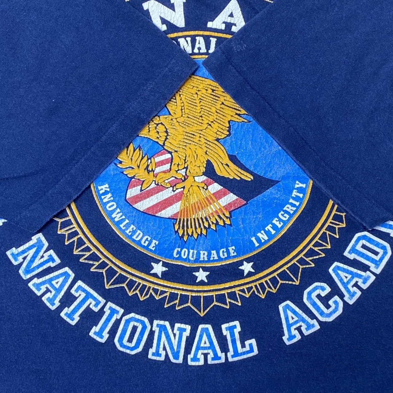 Other Vintage FBI National Academy Navy Blue Tee Size Large Size US L / EU 52-54 / 3 - 3 Thumbnail