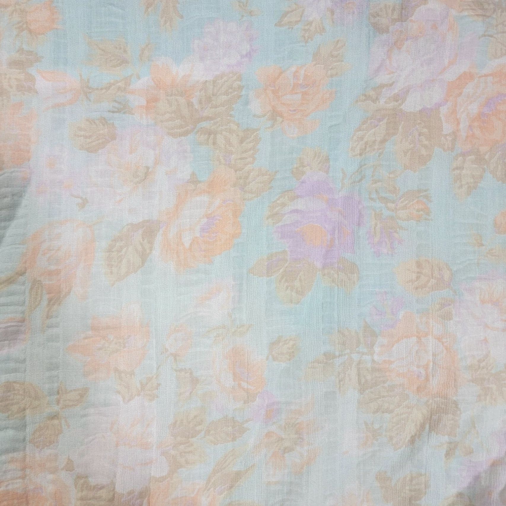 Vintage Oak Hill Vintage Women's Shirt Size XL Floral Cardigan Blouse Knit Cotton Blend White Floral Vintage Women’s Shirt XL Oak Hill Size XL / US 12-14 / IT 48-50 - 5 Thumbnail