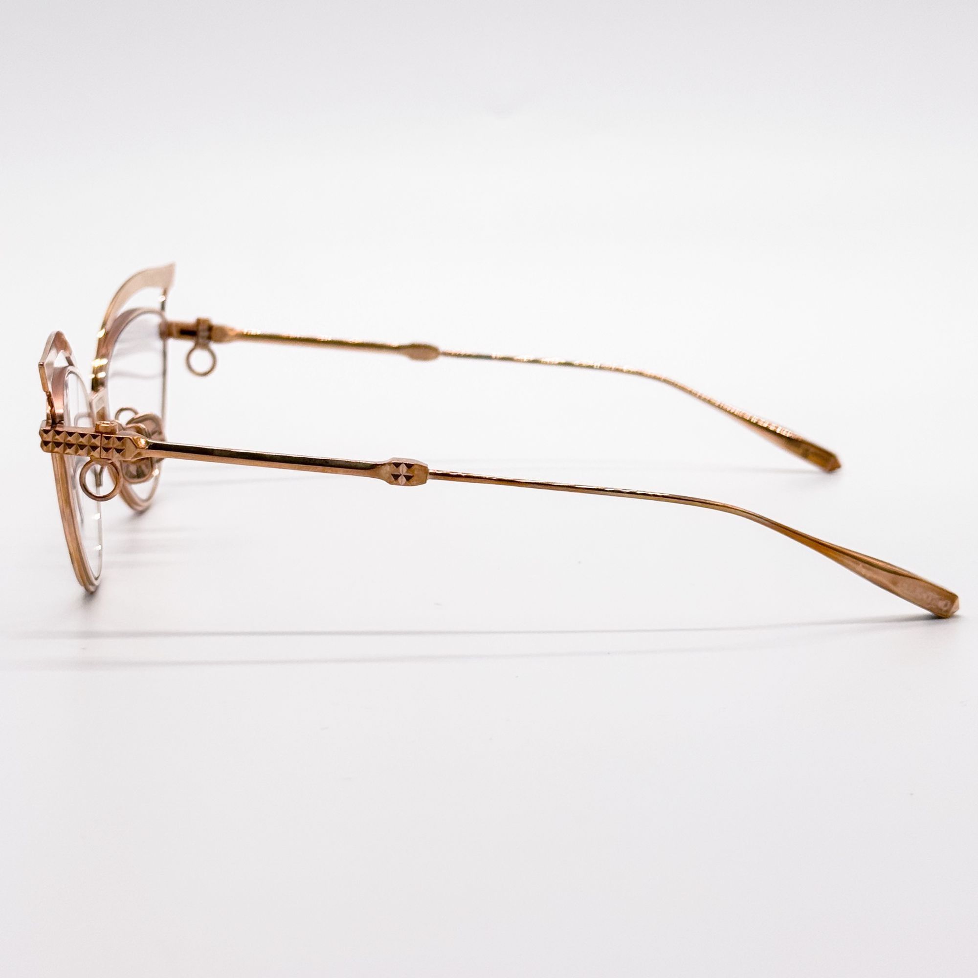 Valentino NEW VALENTINO GLASSLINER VLX-118F EYEGLASSES CAT EYE GOLD E Size ONE SIZE - 7 Thumbnail