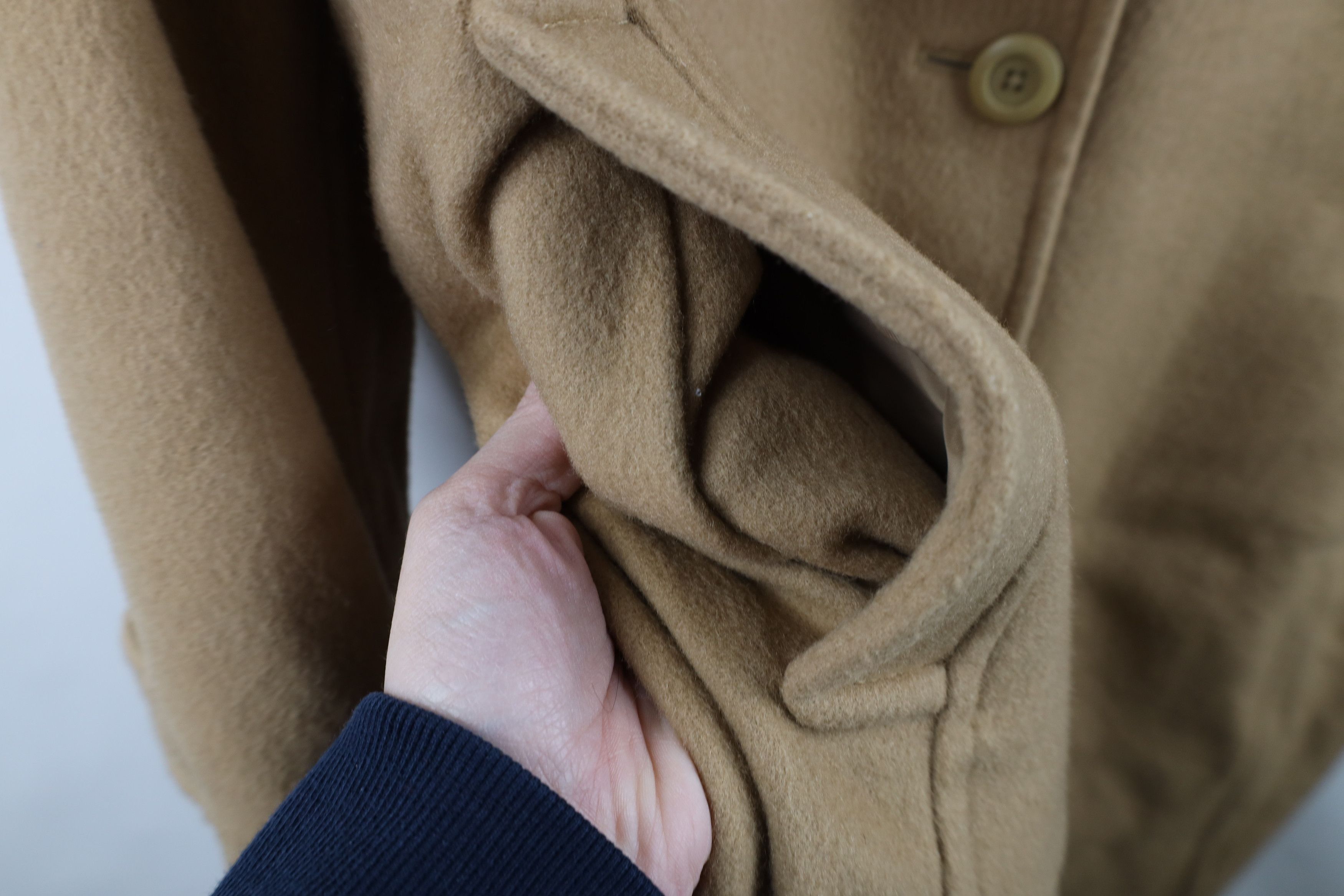 L.L. Bean × Vintage Vintage LL Bean Lambswool Full Length Overcoat Jacket Size XXL / US 16-18 / IT 52-54 - 5 Thumbnail