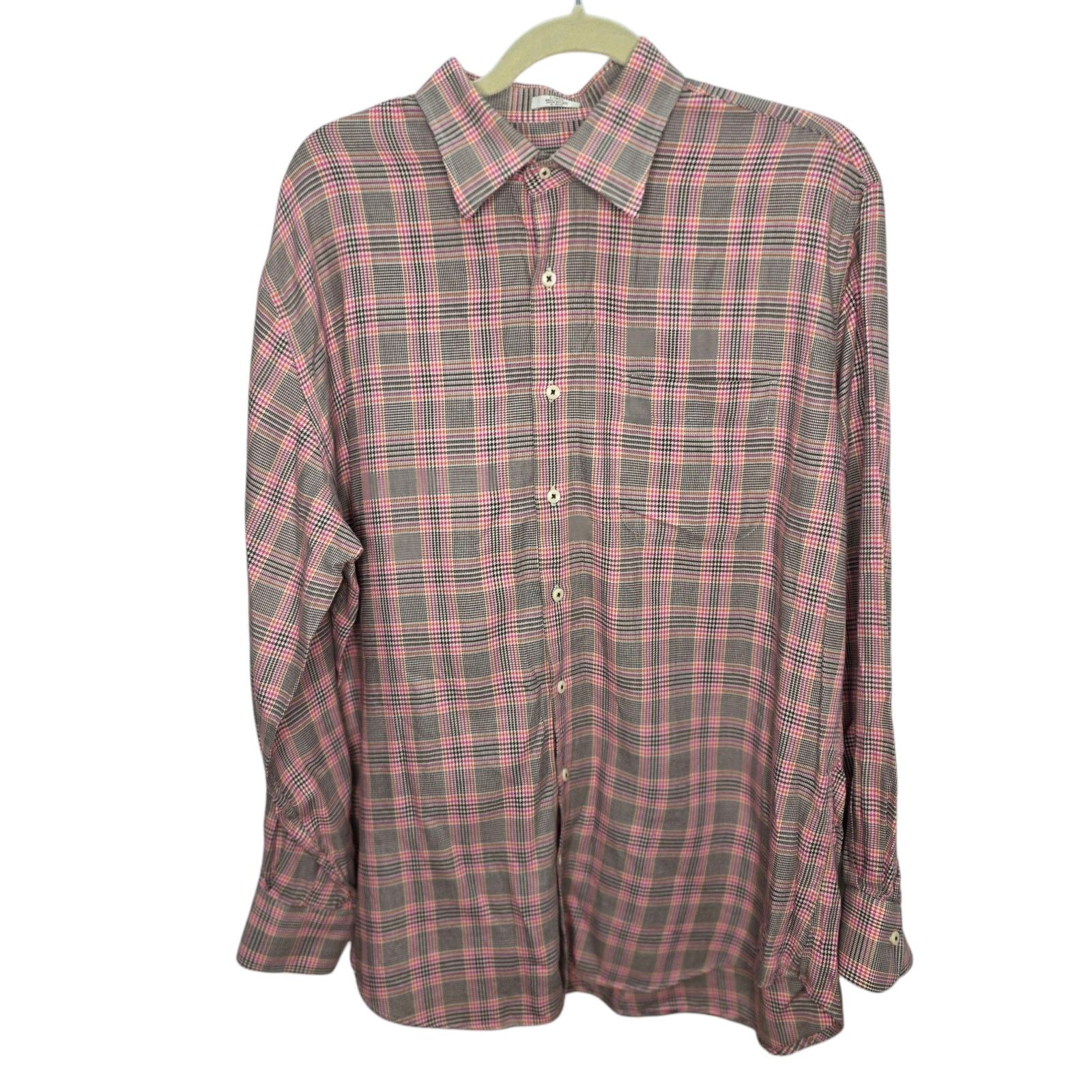 Peter Millar Peter Millar Button Front Men's Plaid Shirt Size Large Size US L / EU 52-54 / 3 - 1 Thumbnail