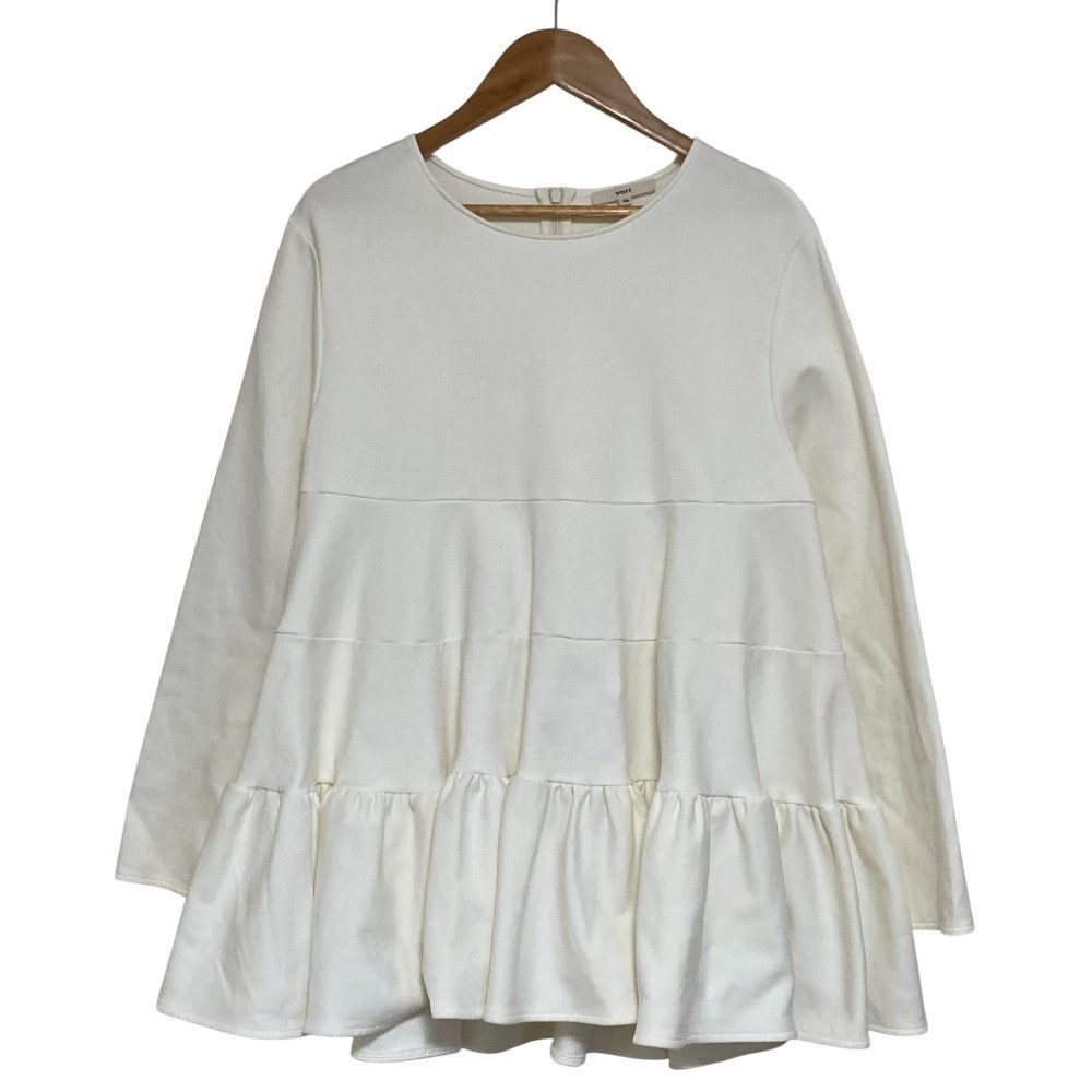 Other yori Nukunuku Tiered Frill Blouse Textile Tops DUTY FREE for USA
