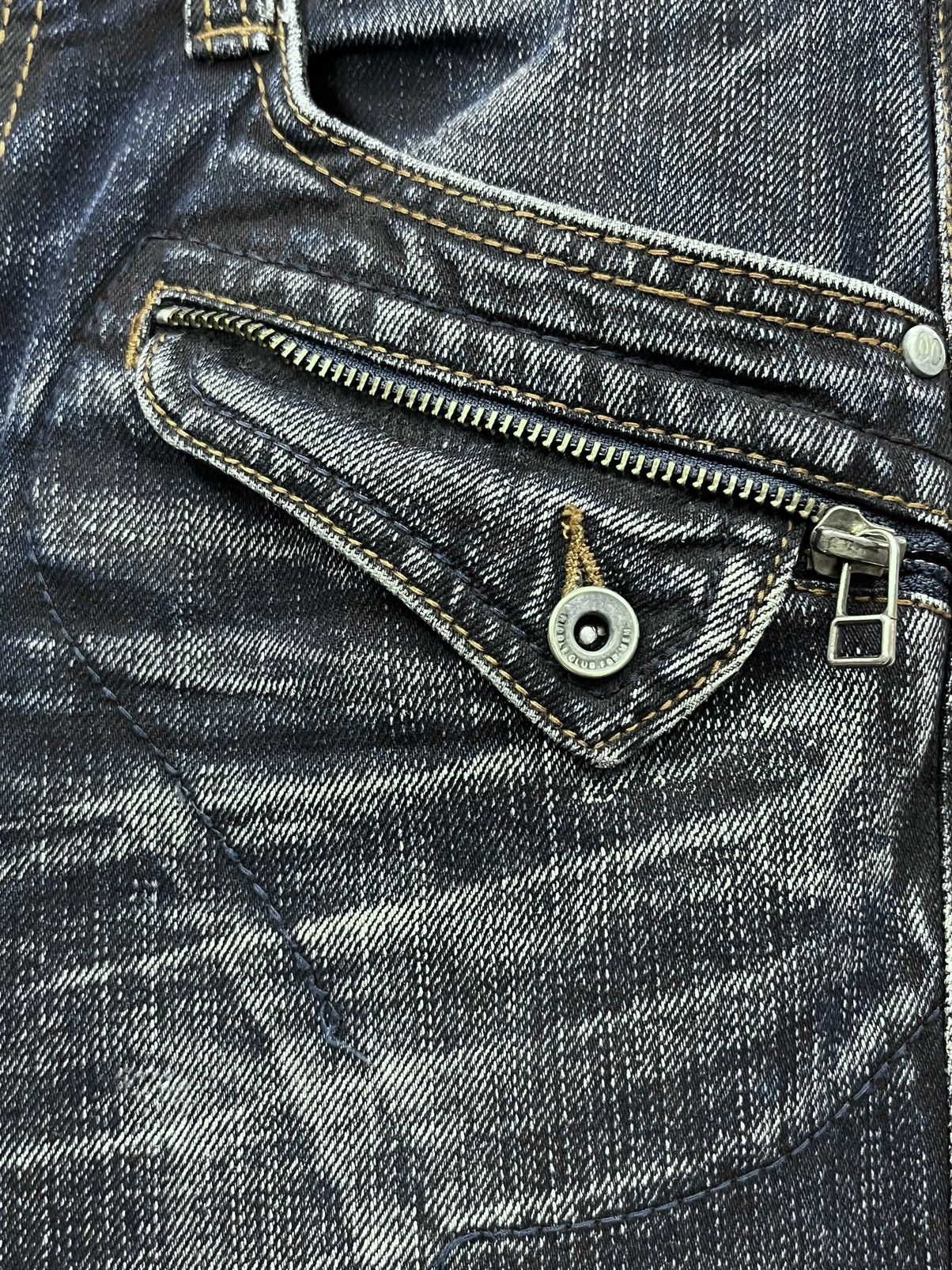 Other 🔥NICOLE Punk Acid Wash Clawmark Whisker Minimalist FLARE Size US 30 / EU 46 - 12 Thumbnail