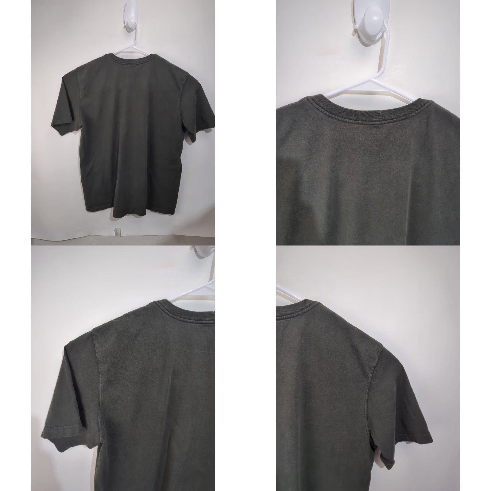 Carhartt Carhartt Mens XL Black Original Fit Short Sleeve T-Shirt Spell Out Logo Faded Size US XL / EU 56 / 4 - 9 Thumbnail