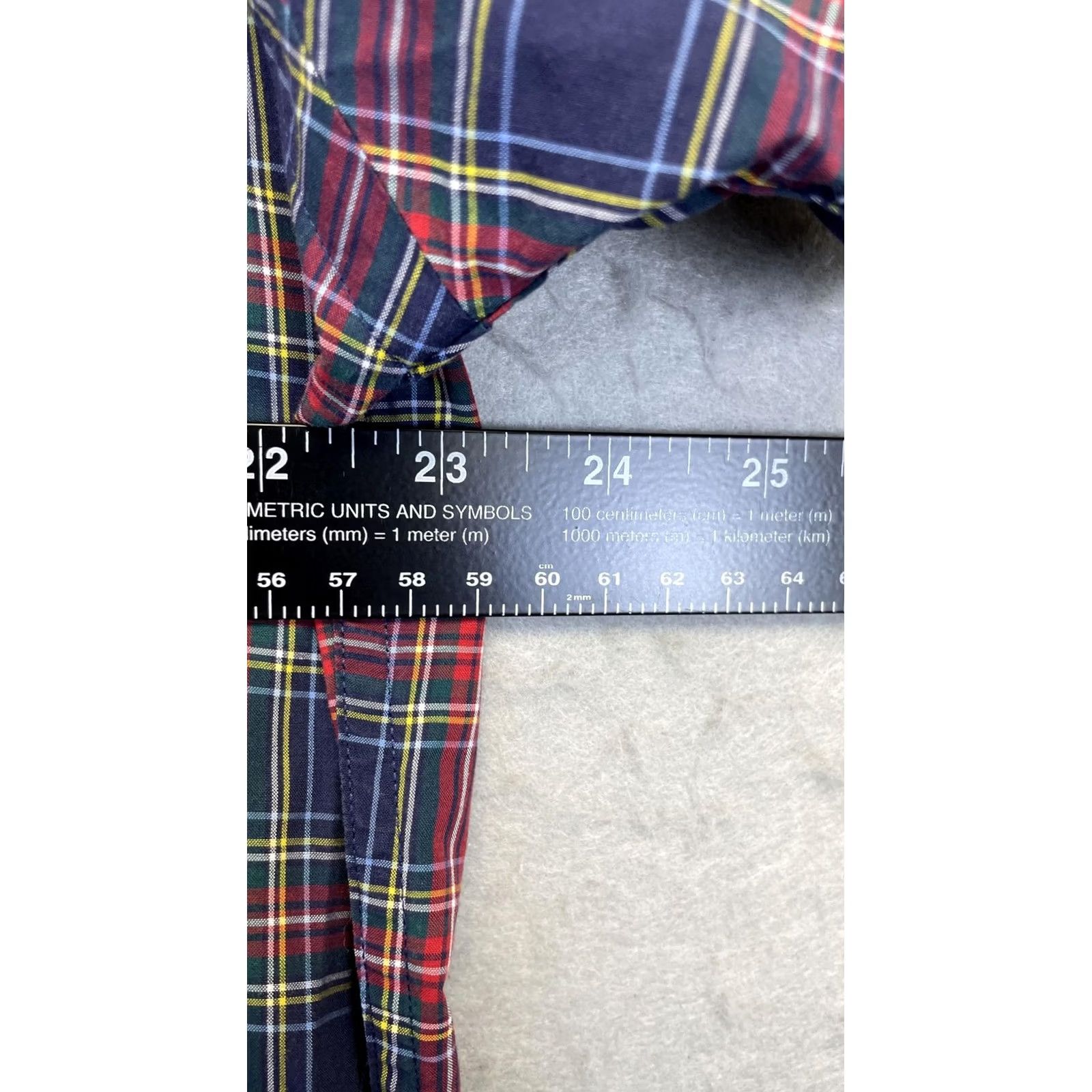 Ralph Lauren Ralph Lauren Shirt Mens Large Blue Red Plaid Short Sleeve Button Up Chest Pocket Size US L / EU 52-54 / 3 - 3 Thumbnail