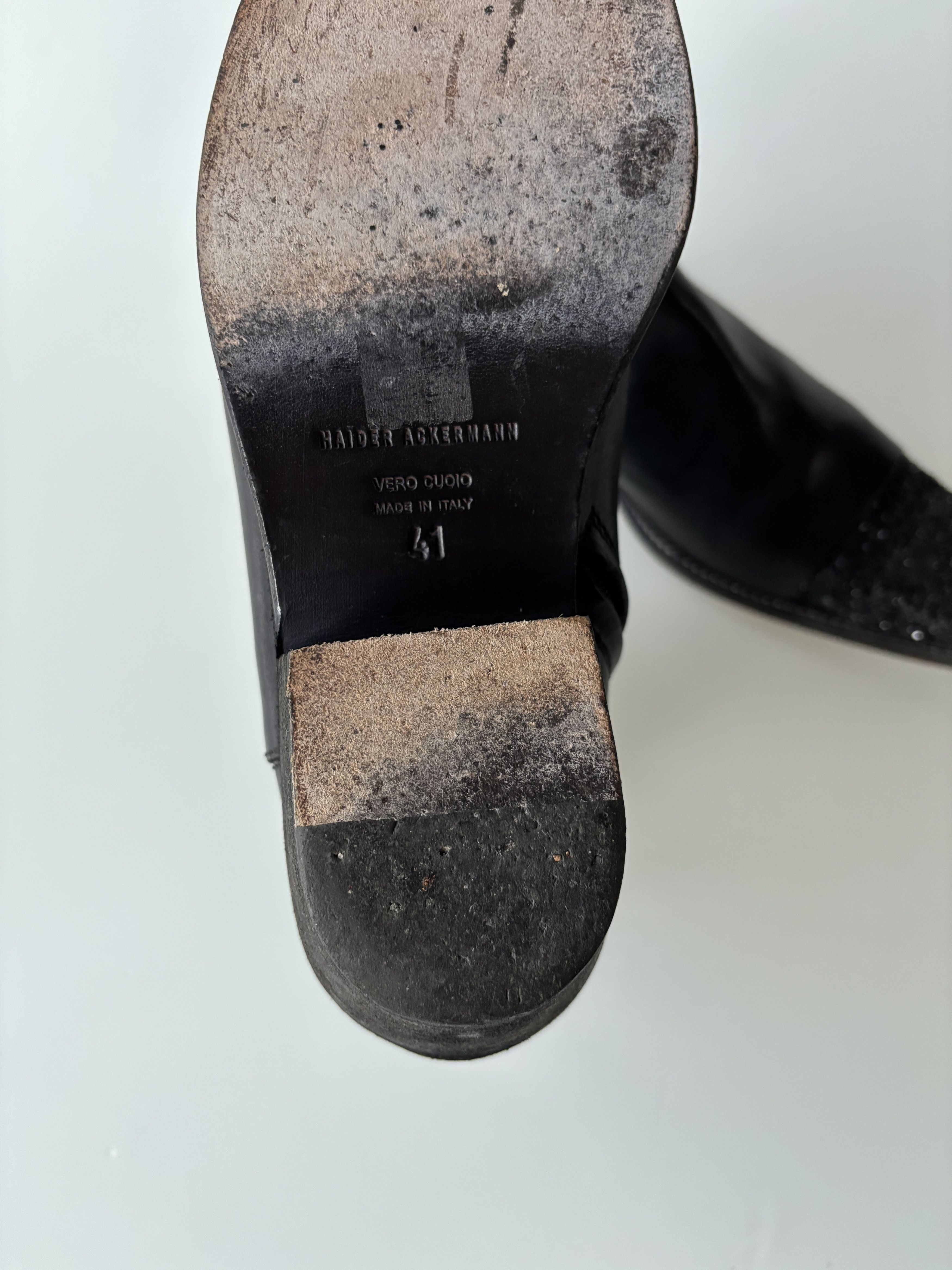 Haider Ackermann Haider Ackermann AW16 Glitter Western Boots Size US 8 / EU 41 - 7 Thumbnail