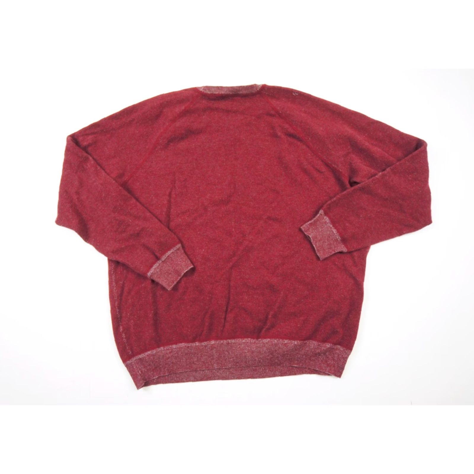 Peter Millar Peter Millar Sweater Mens XL Red Crew Neck Knit Pullover Cotton Wool All Seasons Autumn Winter Spring Summer Classic Preppy Mens Size US XL / EU 56 / 4 - 4 Thumbnail