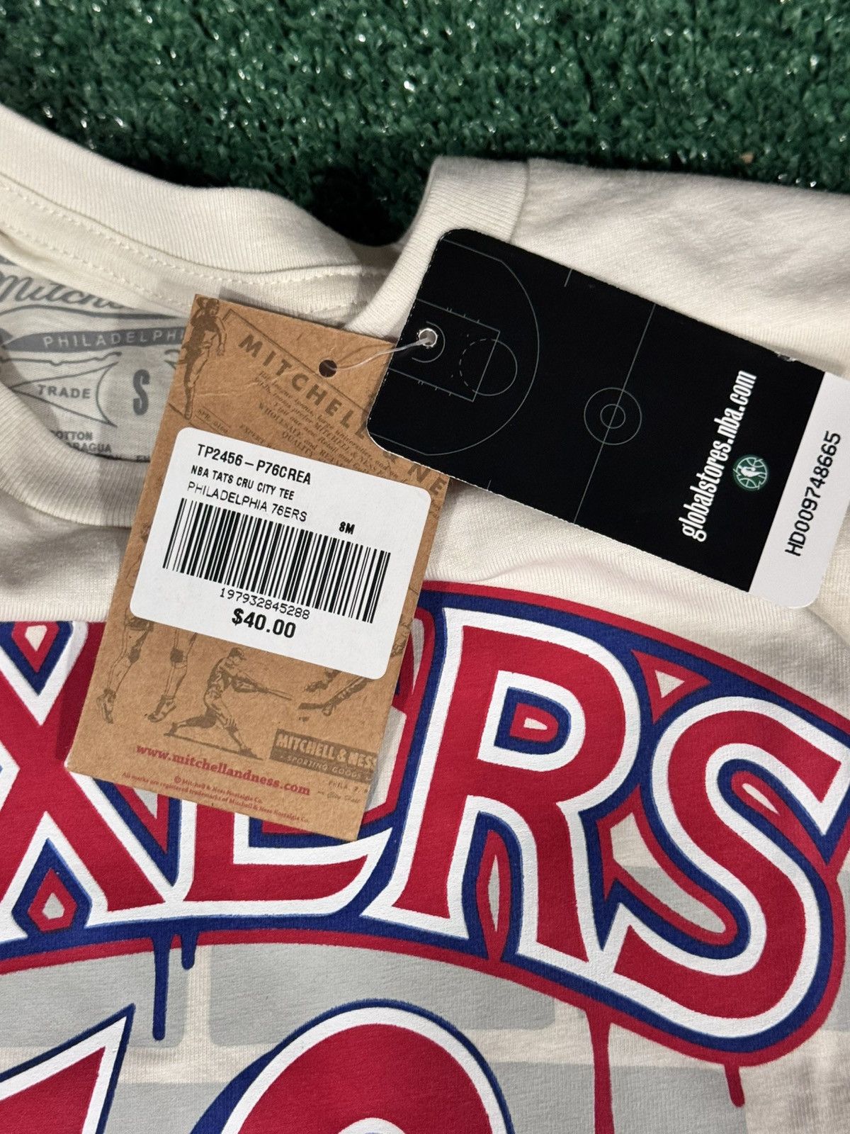 Mitchell & Ness Mitchell N Ness 76ers t-shirt Size US S / EU 44-46 / 1 - 4 Thumbnail