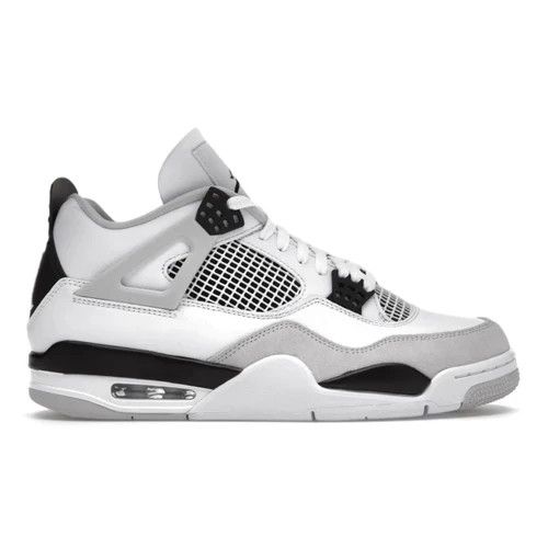 image of Jordan Brand 4 Military Black (Used) Shoes in White, Men's (Size 10)