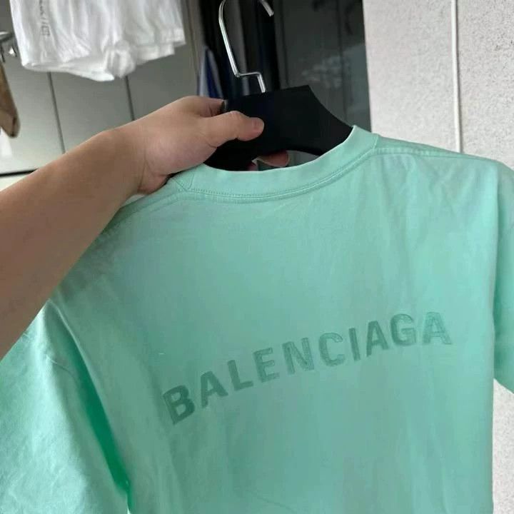 Balenciaga Balenciaga Embroidered logo front and back short sleeve Size US XS / EU 42 / 0 - 5 Thumbnail