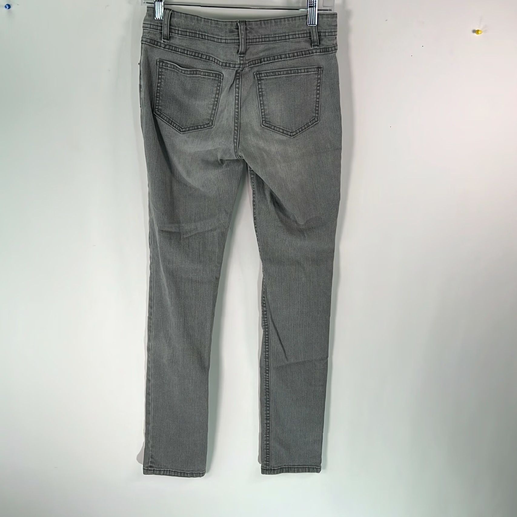Vintage Maurices Jeans Skinny Womens Low Rise Distressed Blue Denim Size Small Size 28" / US 6 / IT 42 - 3 Thumbnail