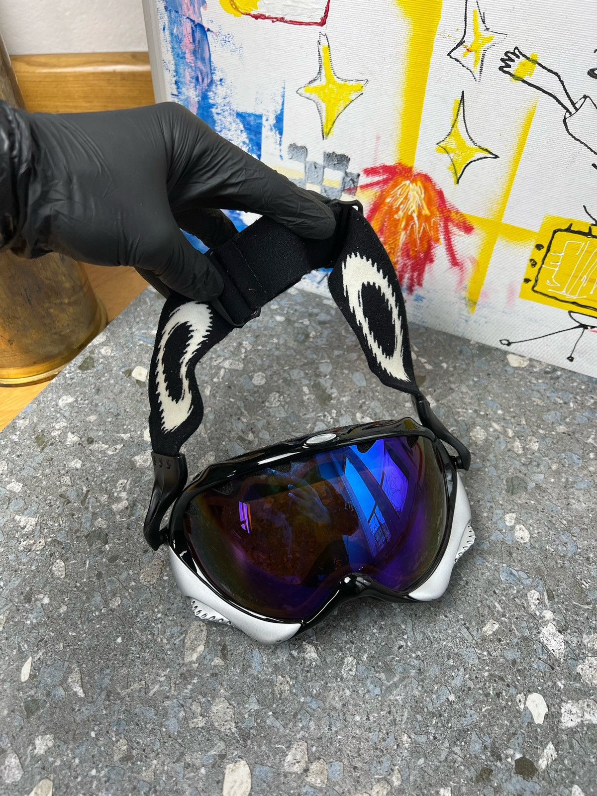 Oakley × Vintage Oakley vintage ski glasses Y2K gorpcore made in U.S.A. Size ONE SIZE - 3 Thumbnail